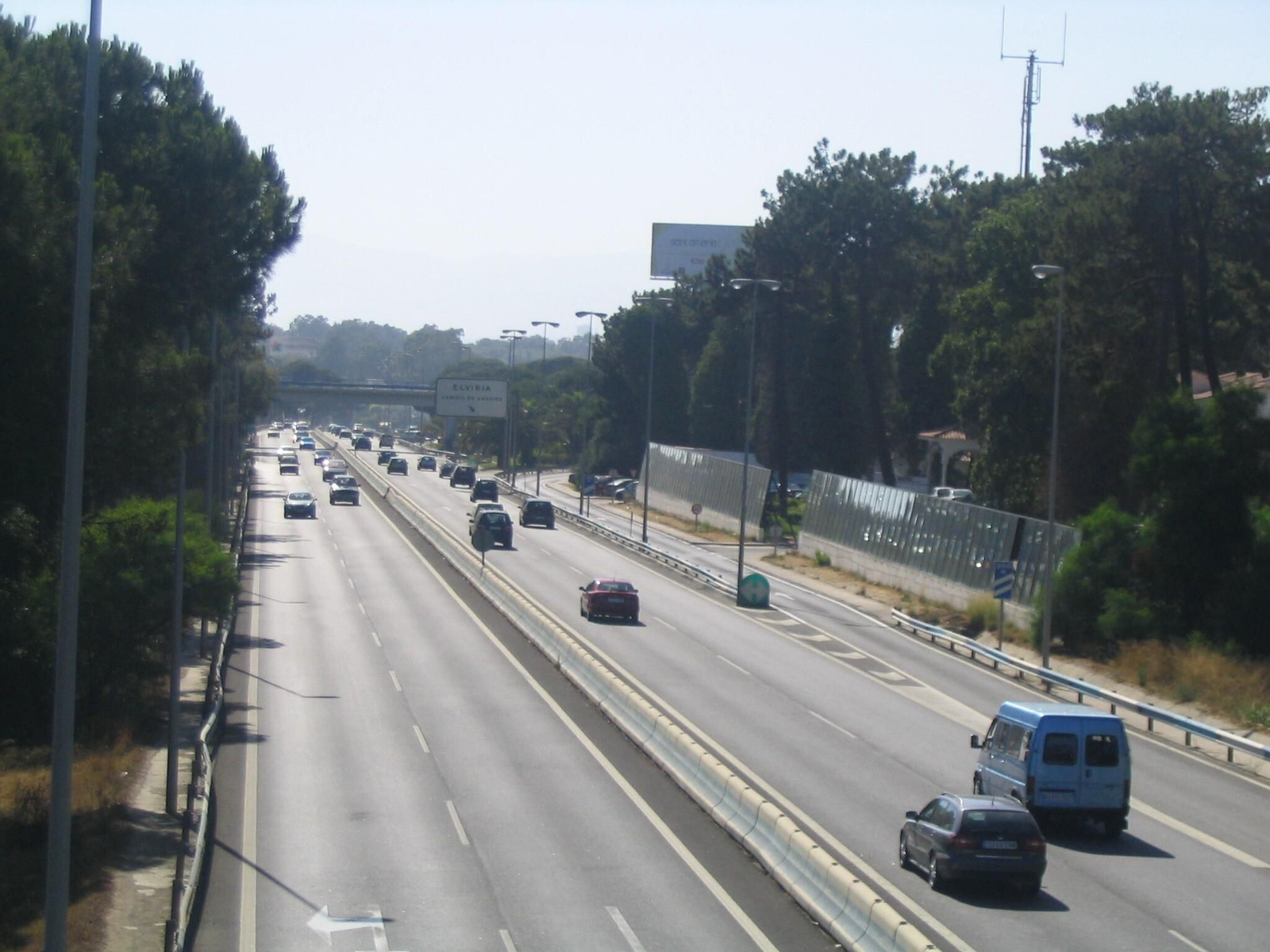 La A-7 a su paso por Marbella en una imagen de archivo.