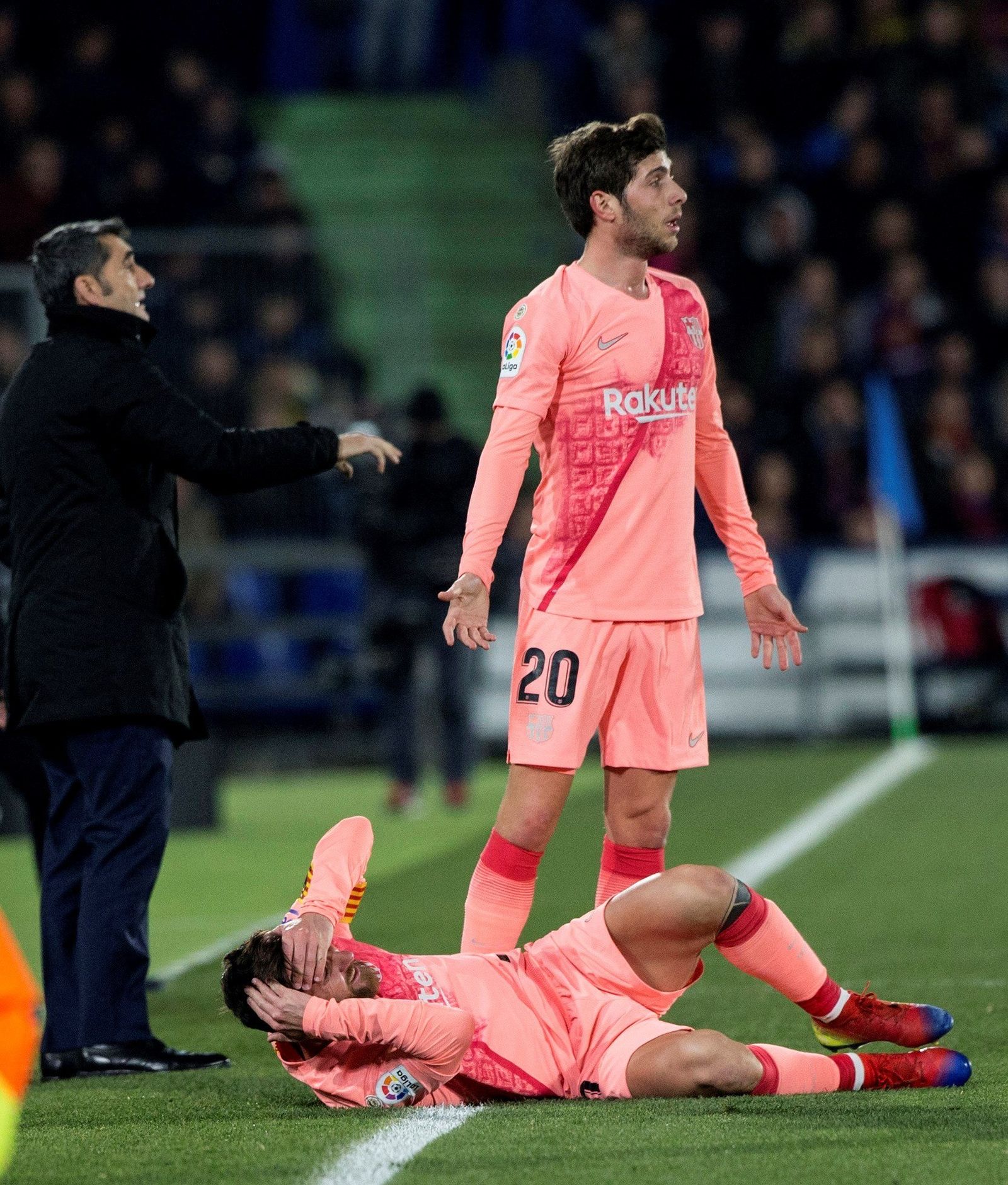 El Getafe-Barcelona, en imágenes