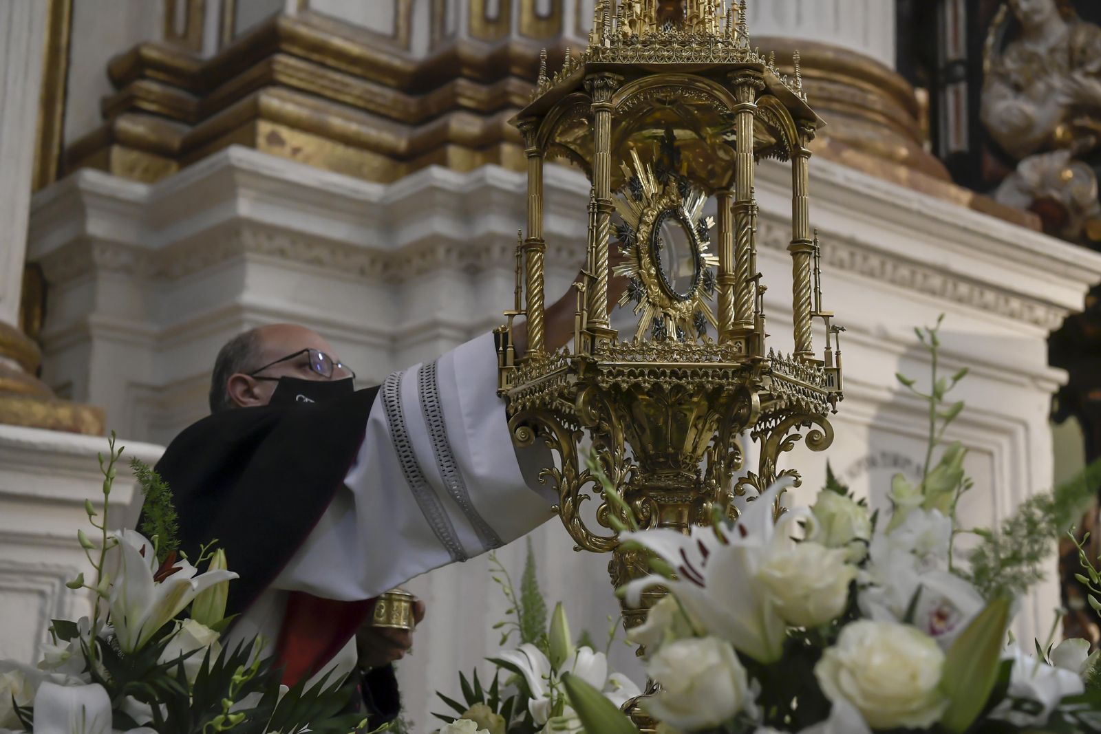 Fotos: la celebración del Corpus Christi 2021 en la Catedral de Granada