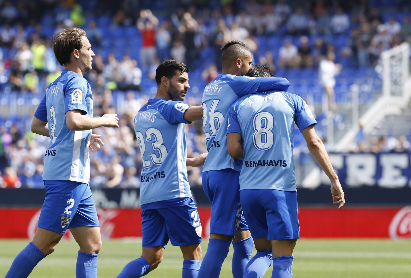 Las imágenes del Málaga-Real Sociedad