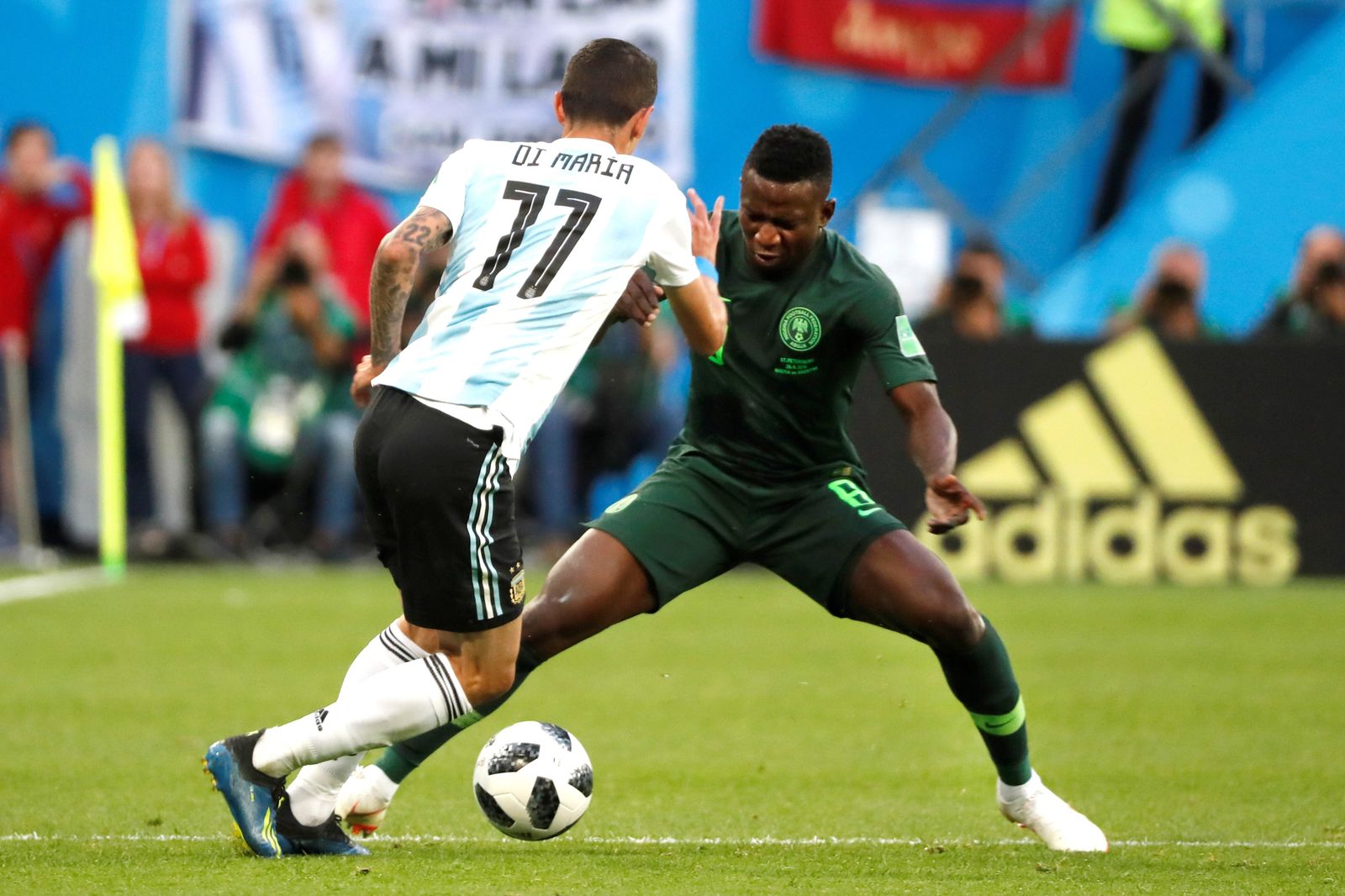 Las imágenes del Nigeria-Argentina