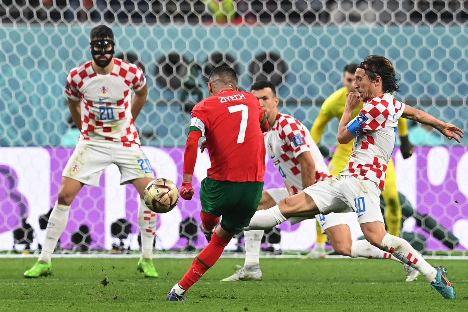 Las fotos del Croacia-Marruecos del Mundial de Qatar