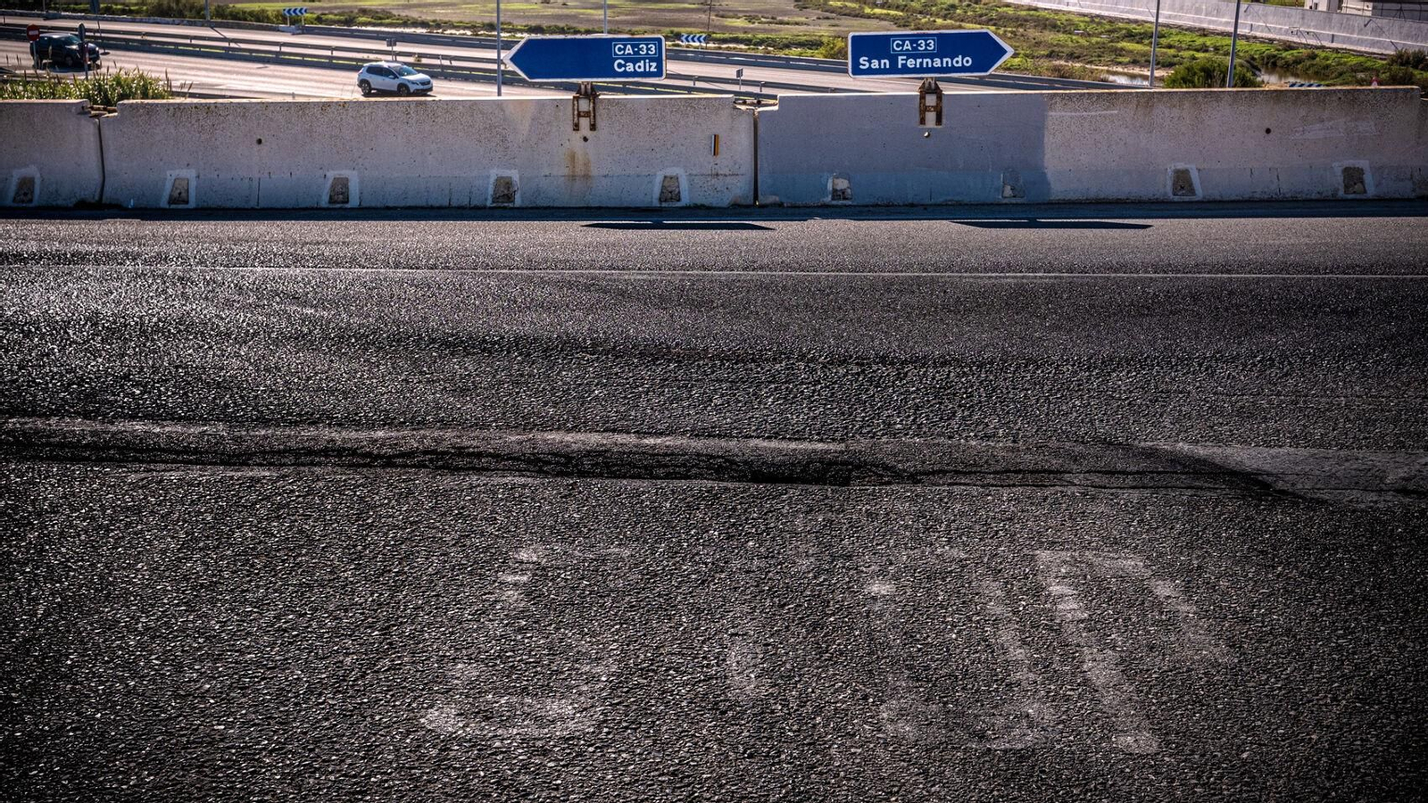 Las imágenes del estado de las carreteras de la provincia de Cádiz