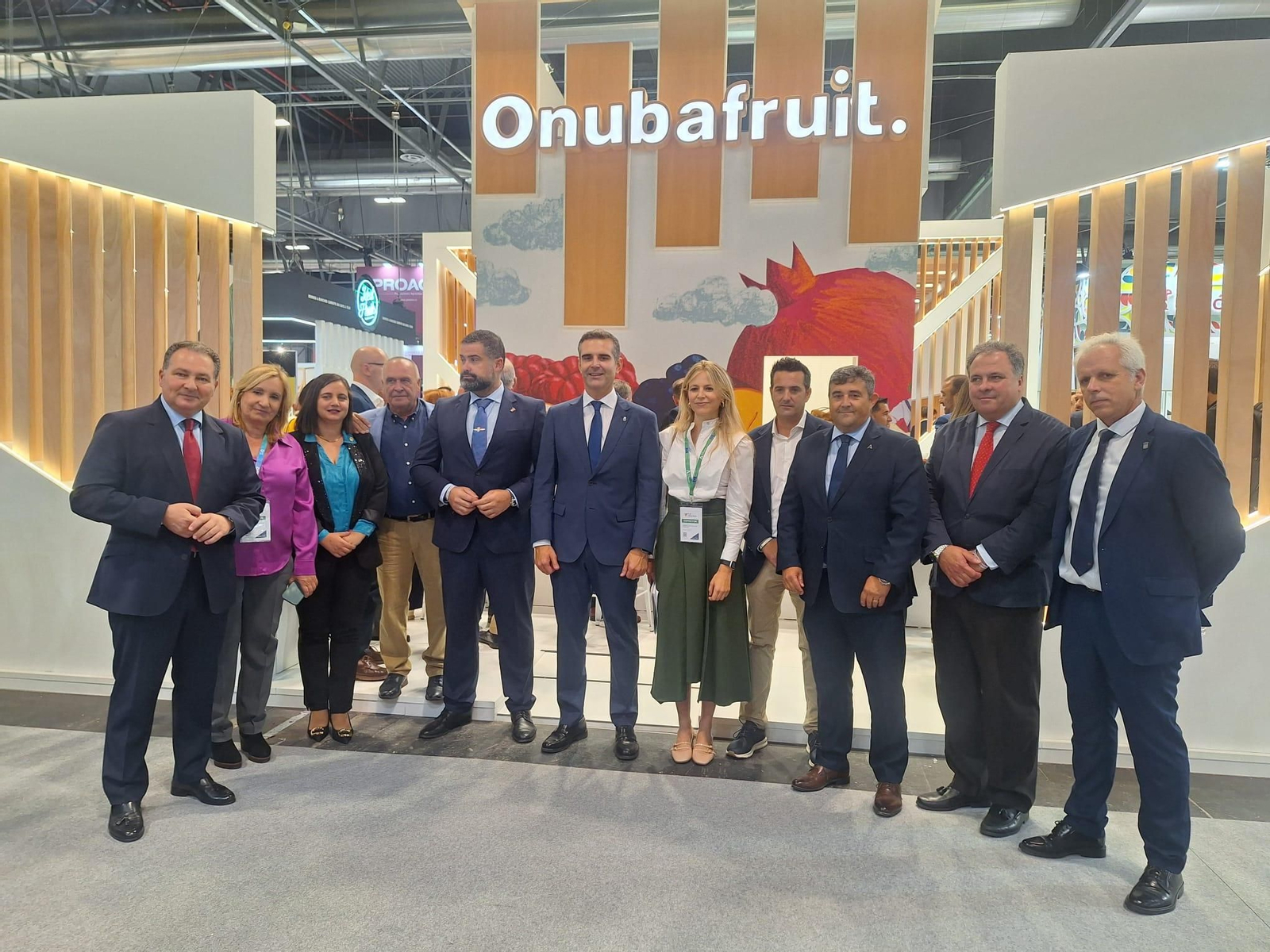 Imágenes de la participación de Huelva en la primera jornada de Fruit Attraction 2024