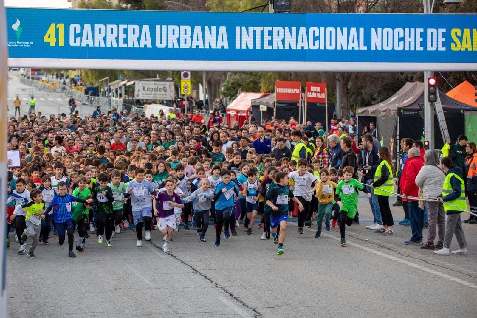 Línea de salida de la San Antón Escolar del año pasado.