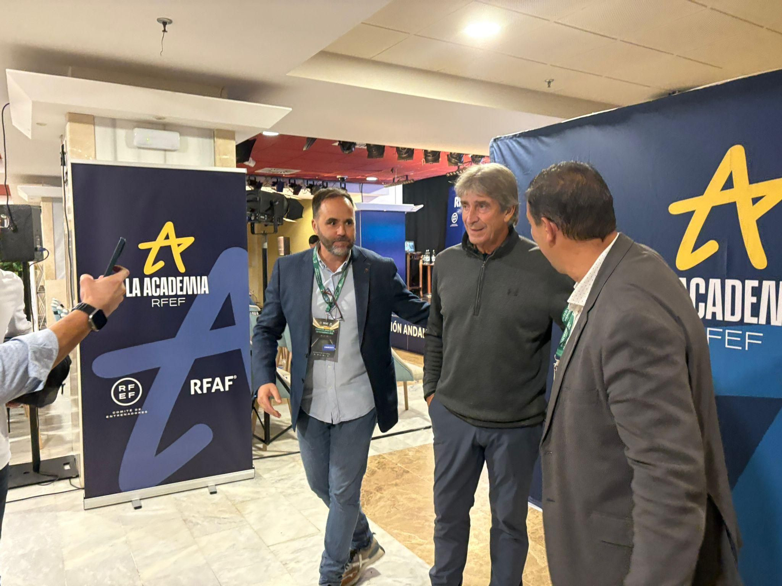 Las fotos de Manuel Pellegrini en su visita a Málaga