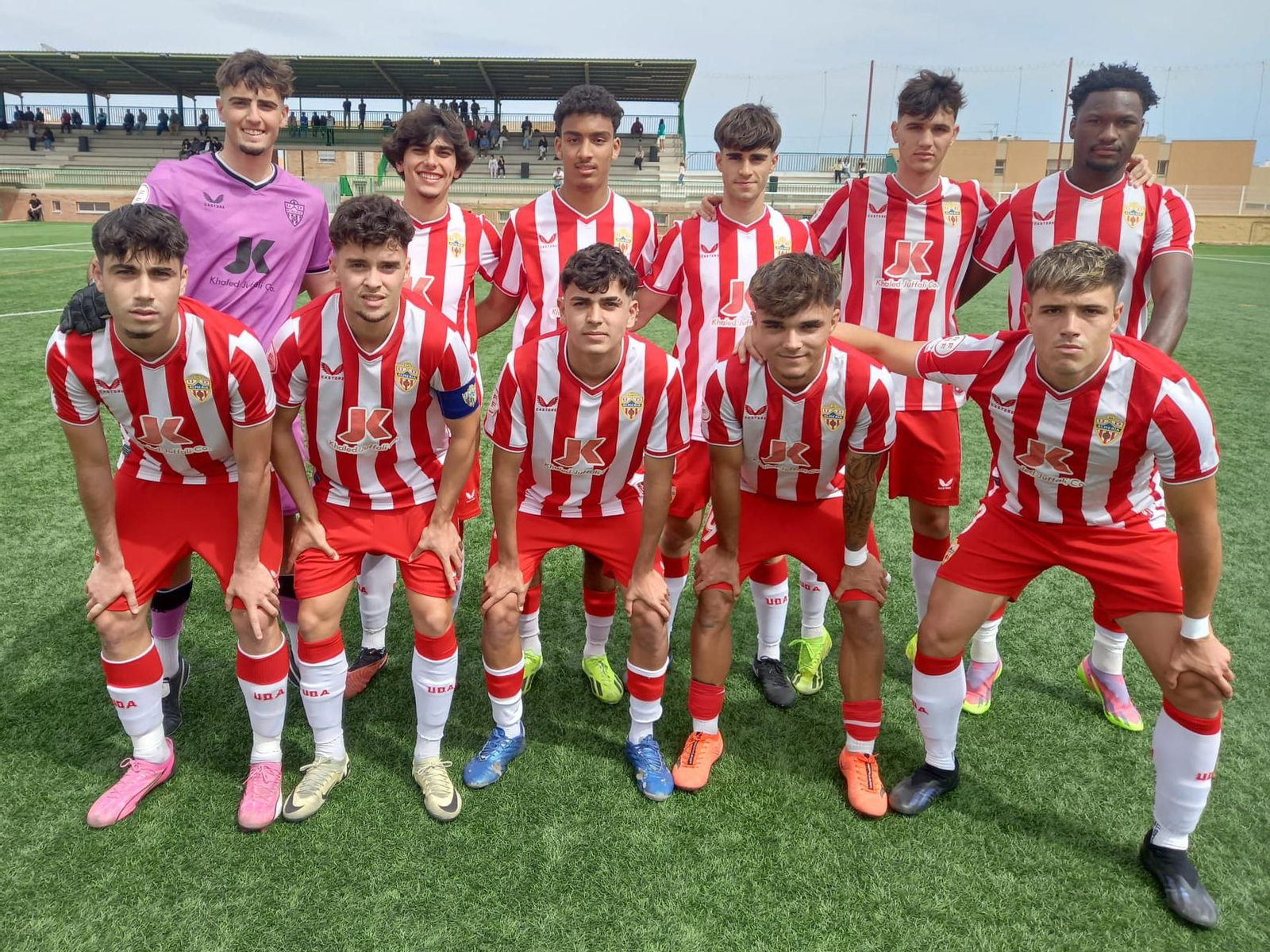 Once presentado por el conjunto almeriense en su encuentro frente al Cádiz.