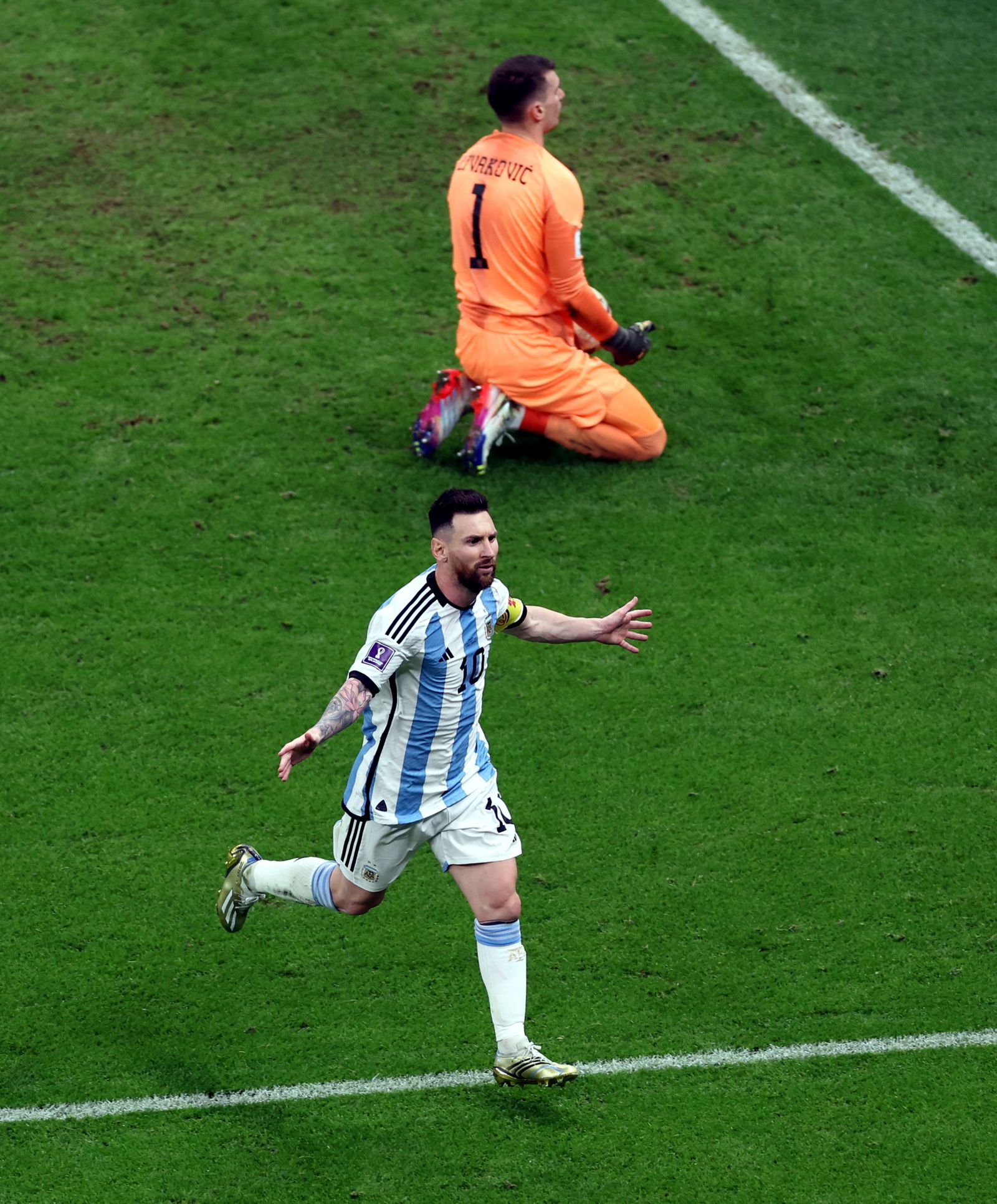 Las fotos de Messi contra Croacia