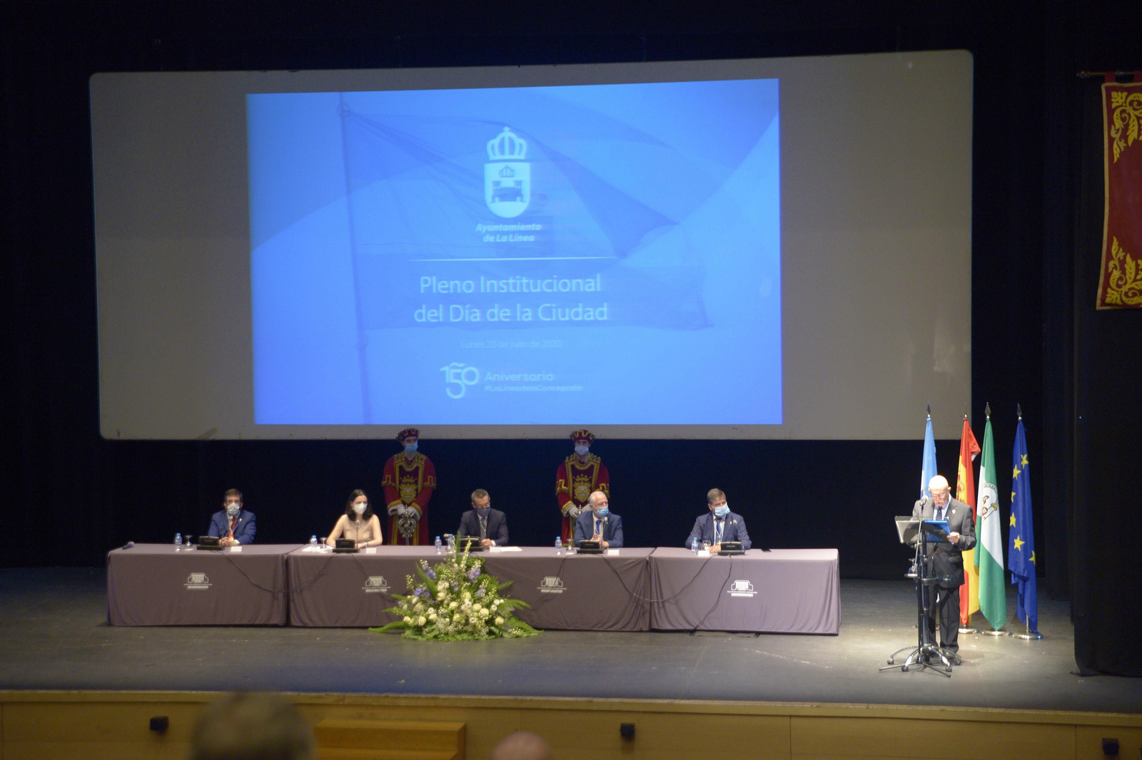 Fotos de los actos de conmemoración del 150 aniversario de La Línea