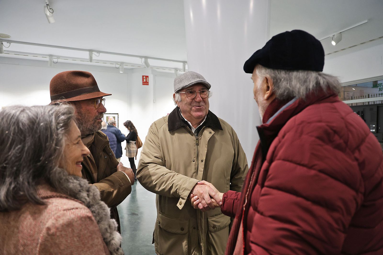 Fotografías de la inauguración de la exposición ‘Amigos’ de Antonia María Peralto