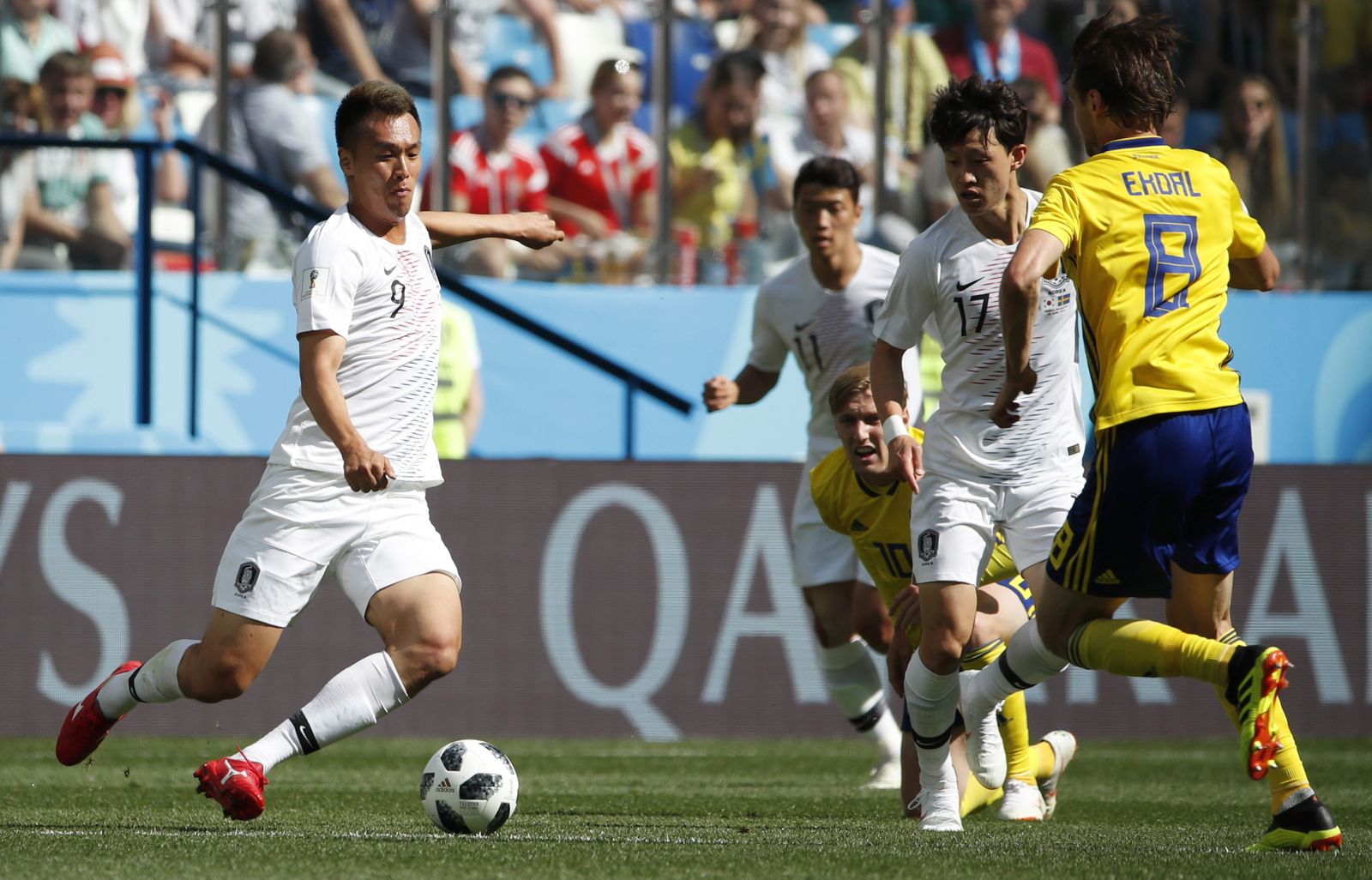 Las imágenes del Suecia-Corea del Sur