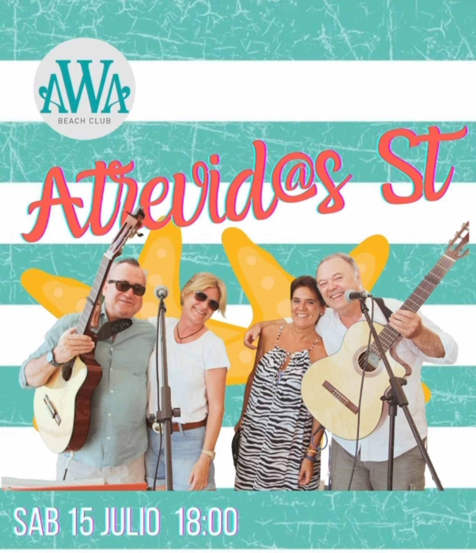 Atrevid@s ST, en AWA Beach Club, Chipiona Atrevid@s ST, en AWA Beach Club, Chipiona