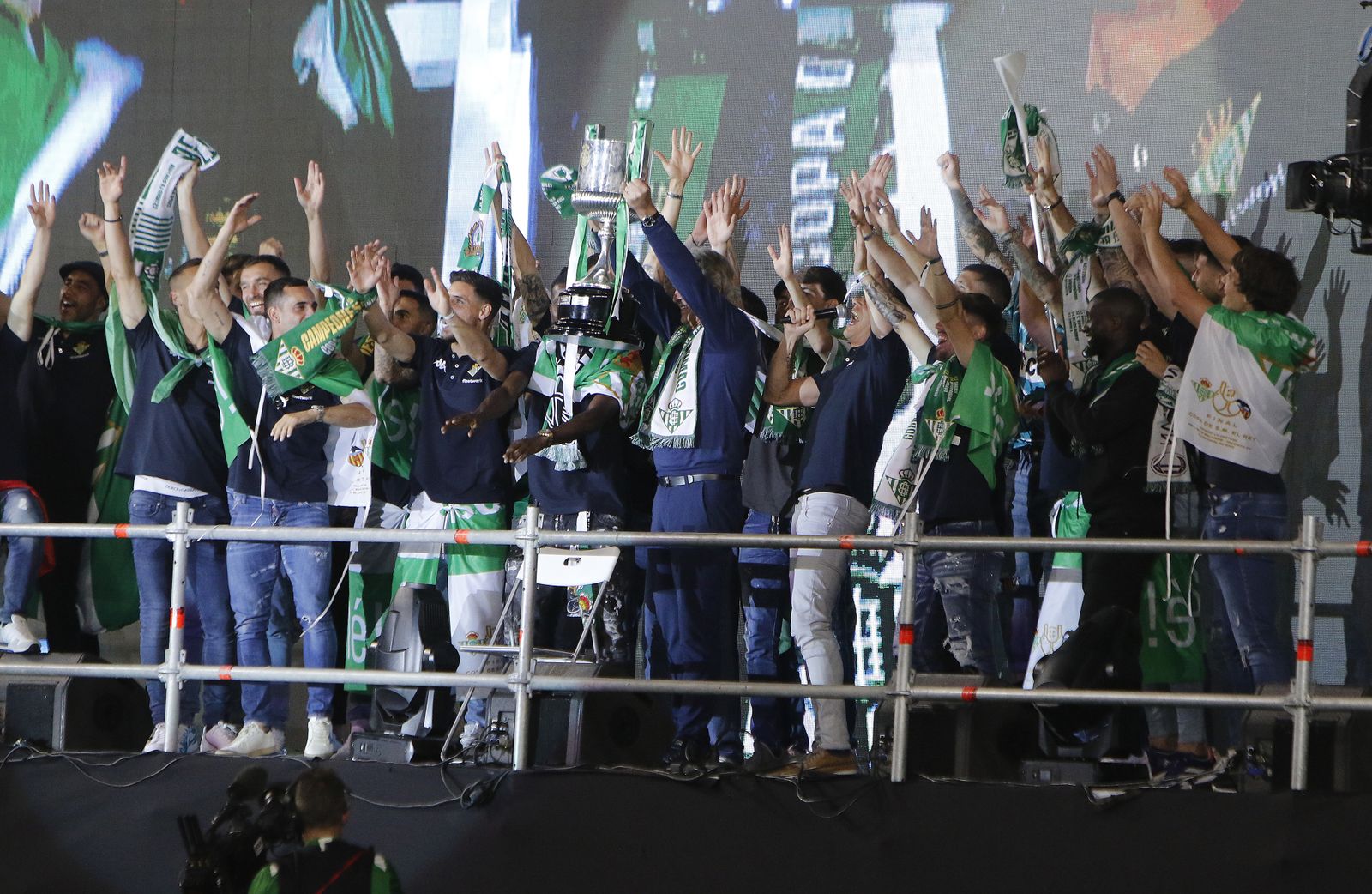 Fiesta en el Villamarín