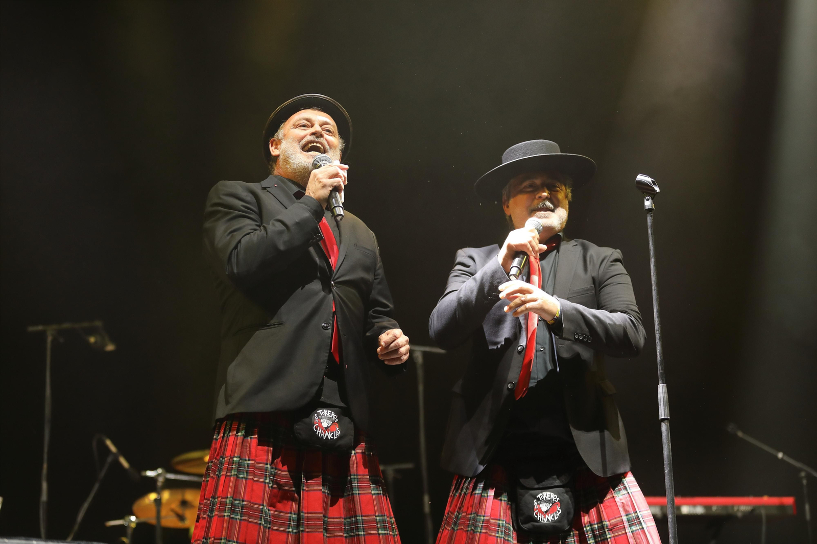 Pablo Carbonell y Pepe Begines, en un concierto de Toreros con Chanclas.