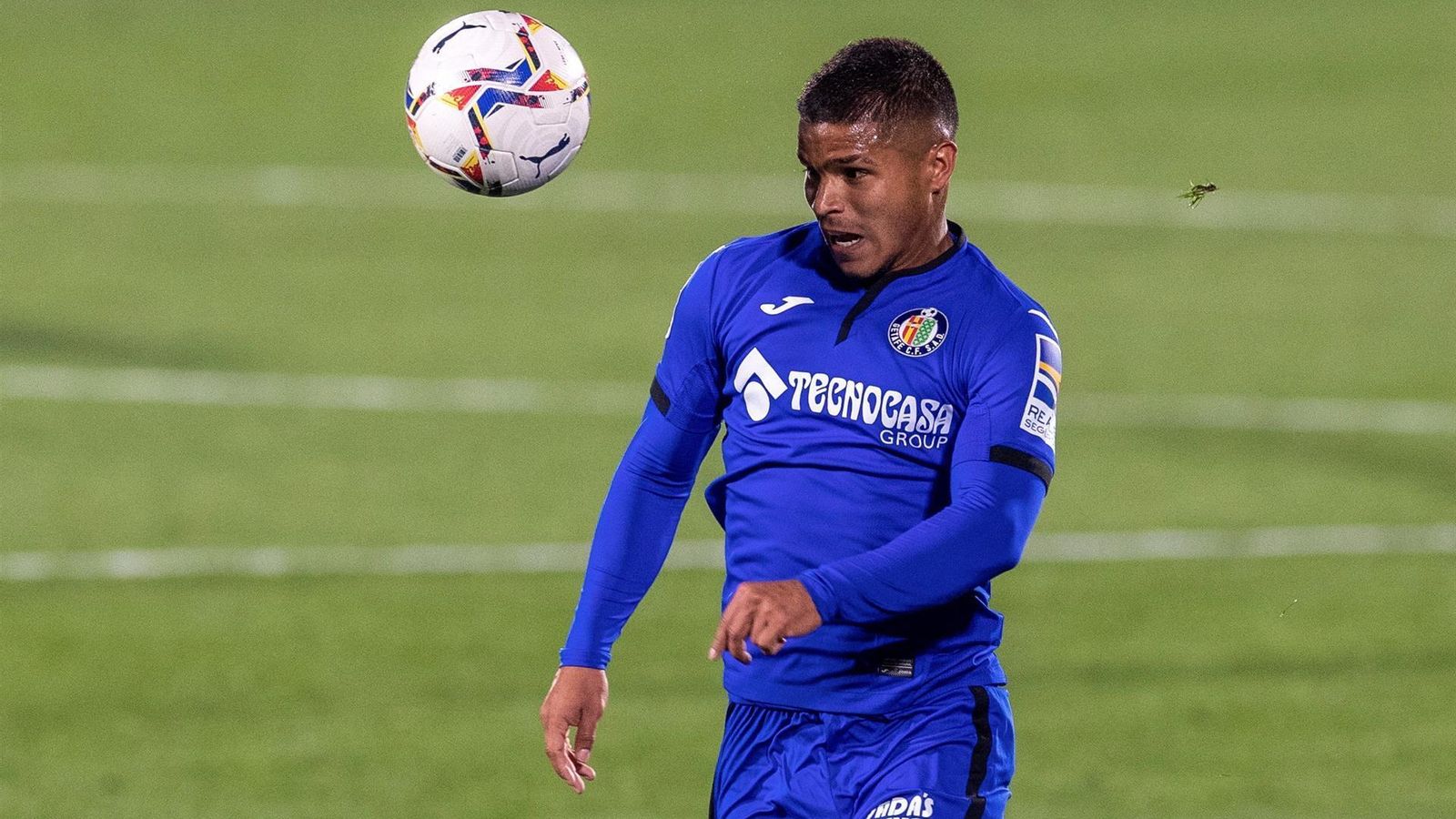 Cucho Hernández, en una foto de archivo con el Getafe.