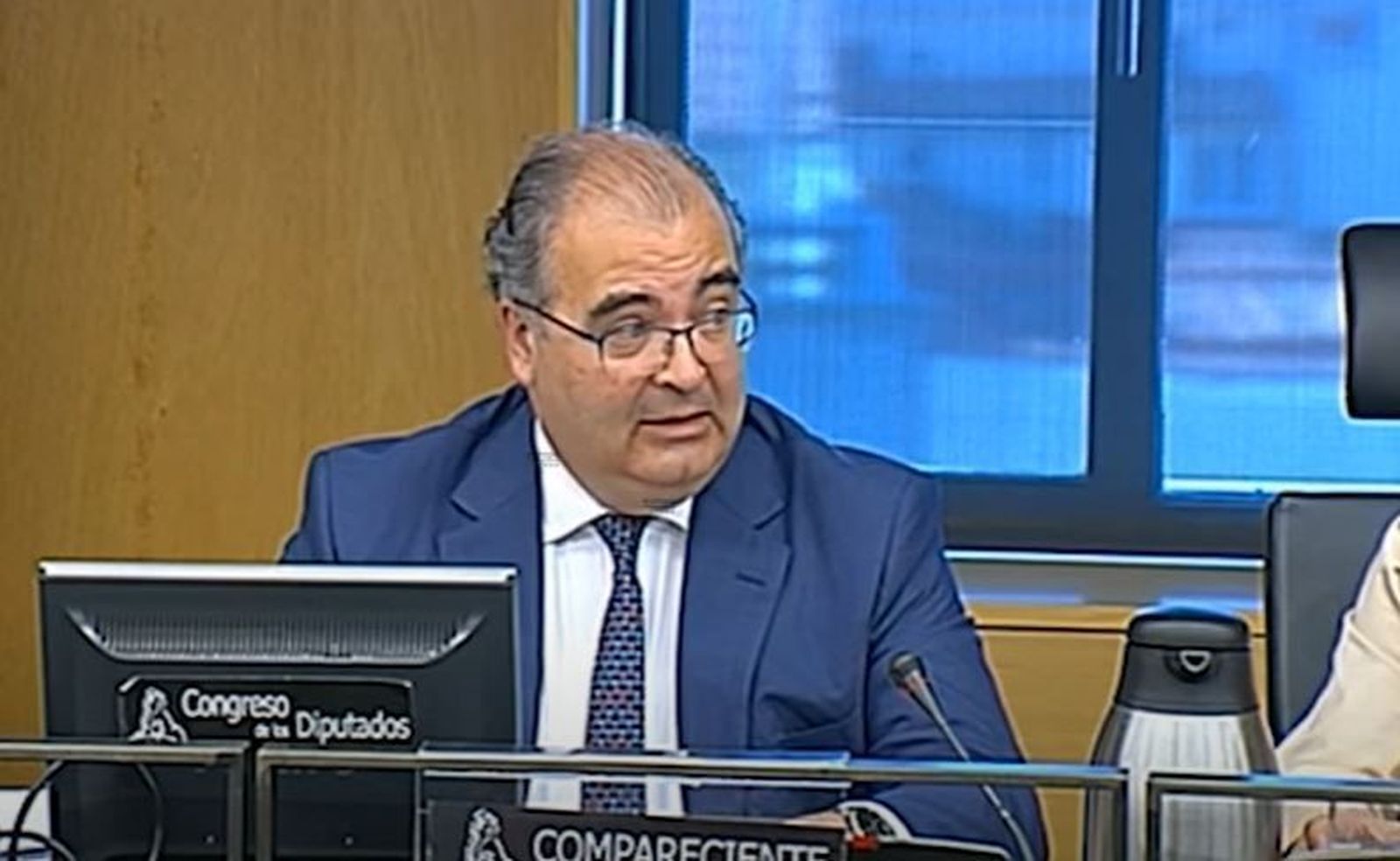 Ángel Ron durante una comparecencia en el Parlamento.