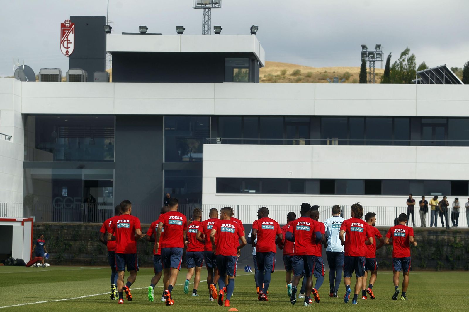Entrenamiento del Granada CF en la nueva Ciudad Deportiva.