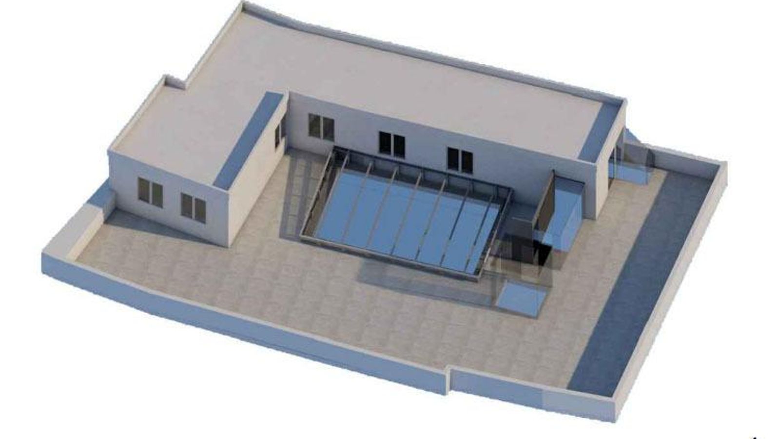 Otra perspectiva de la cubierta según la recreación virtual.