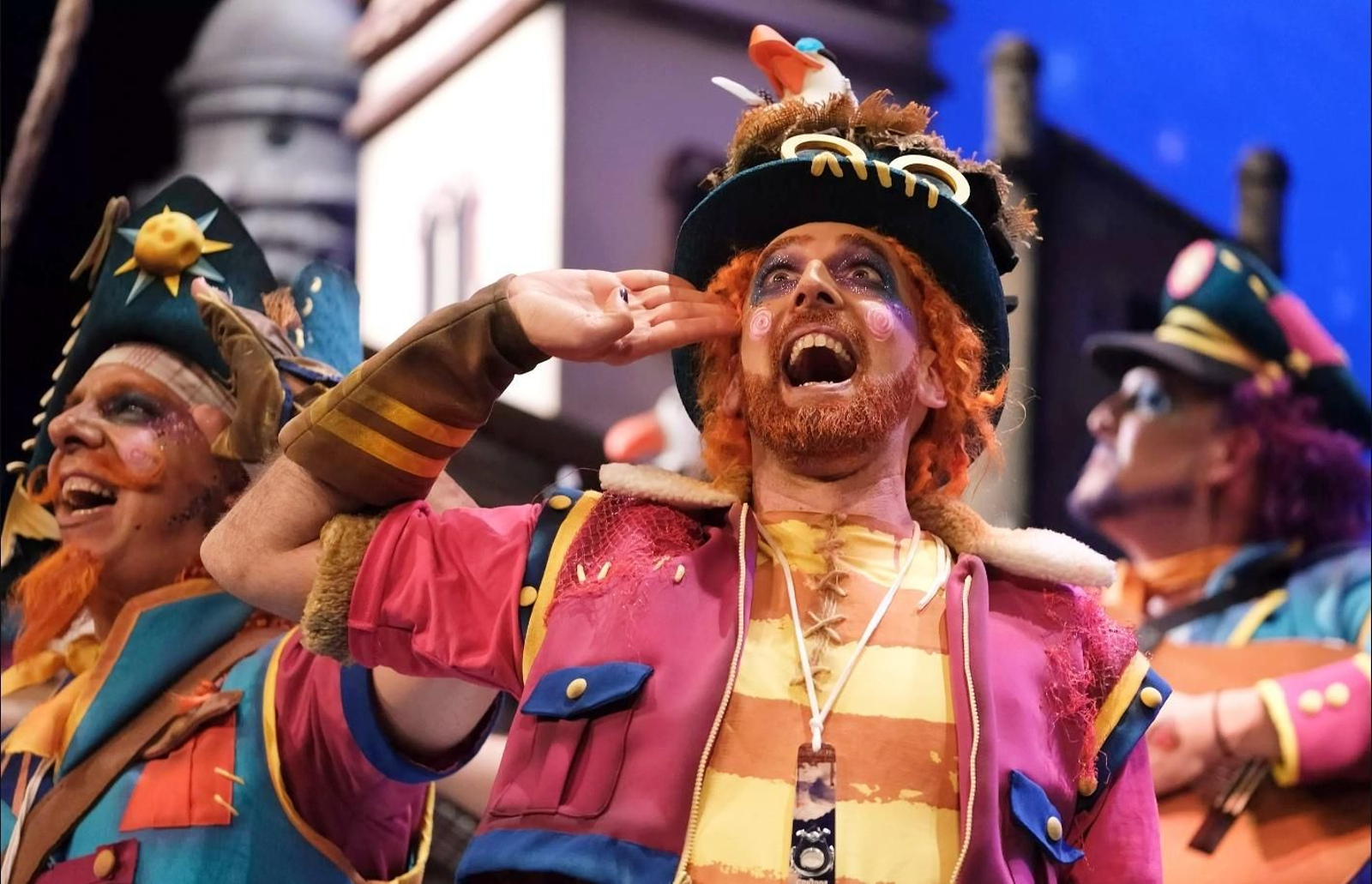 La comparsa 'Los Colgaos' llegó hasta la final del concurso de agrupaciones gaditano.