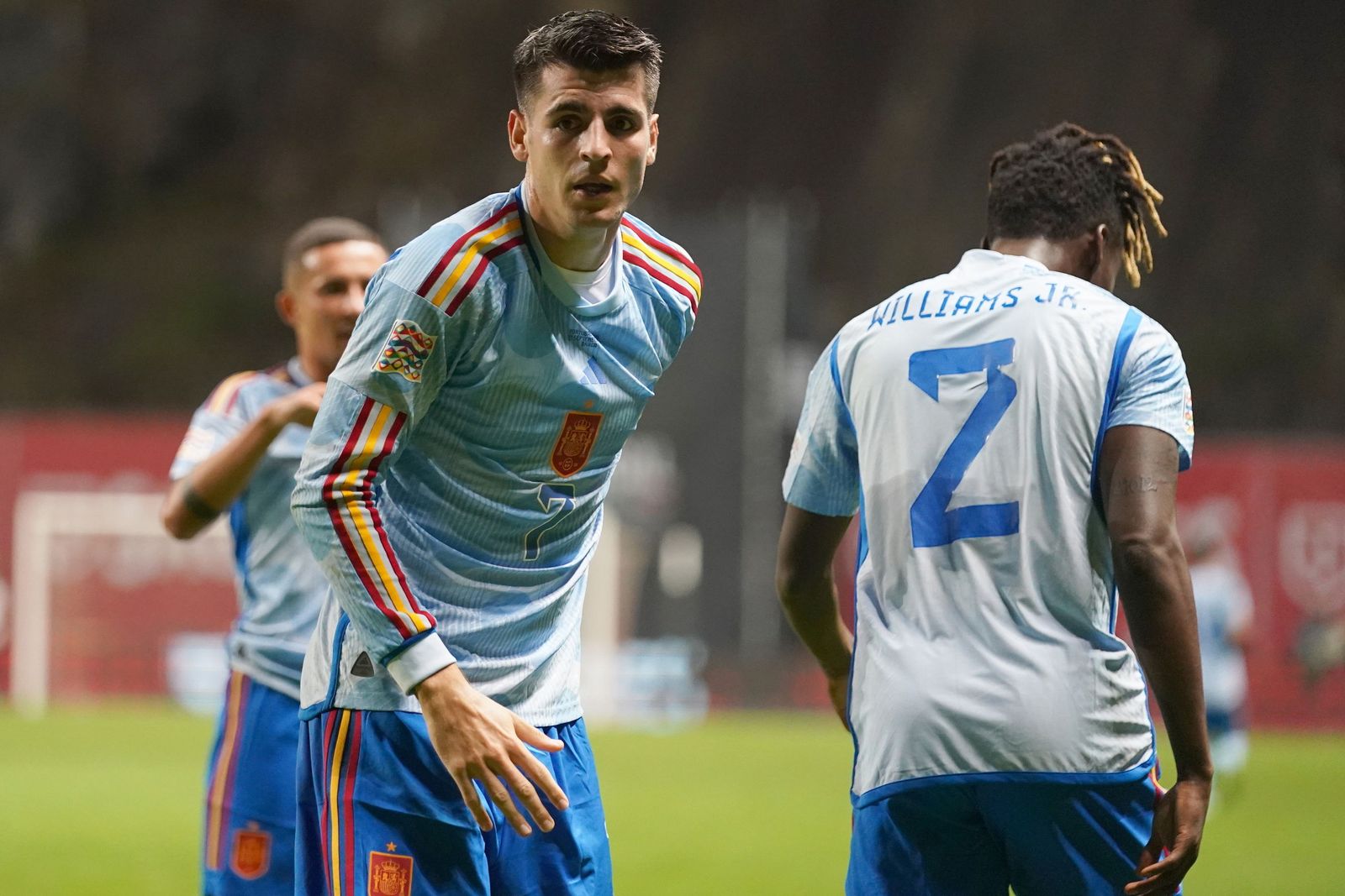 Las imágenes del triunfo de España en Portugal