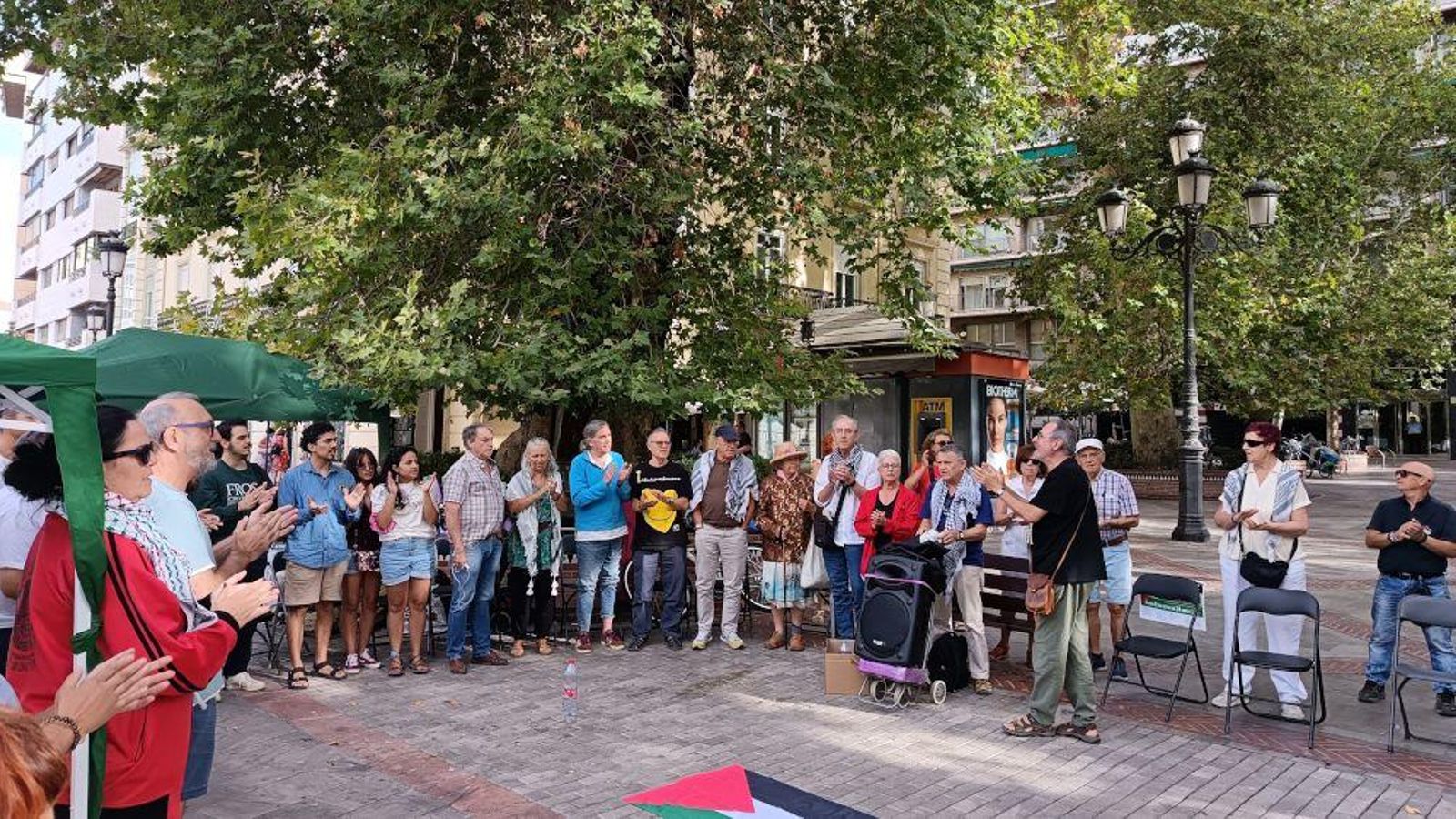 Transcurso del "ayuno ético" en Puerta Real
