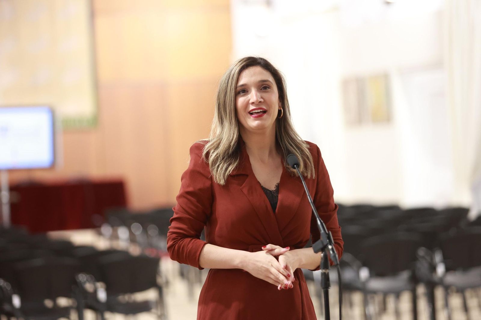 La parlamentaria María Márquez.