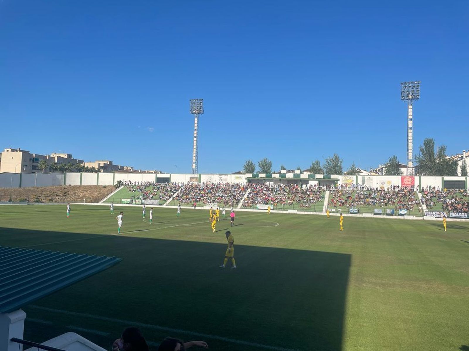 Instante del Antequera-Atlético Malagueño.