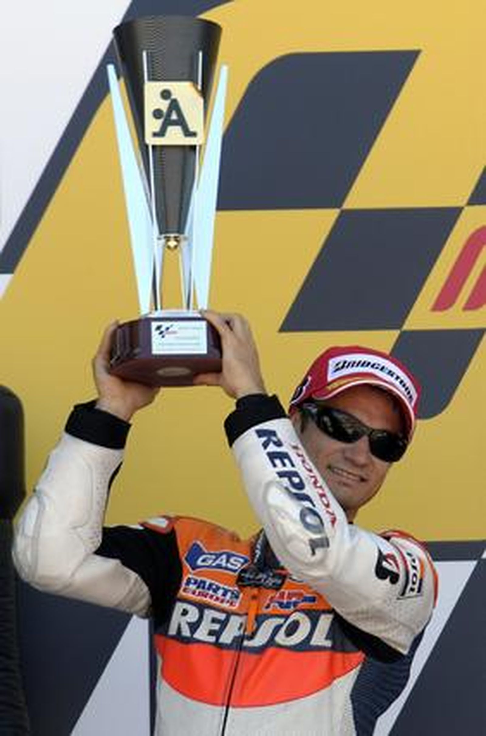 Dani Pedrosa, segundo en el Gran Premio de Aragón.

Foto: Afp Photo