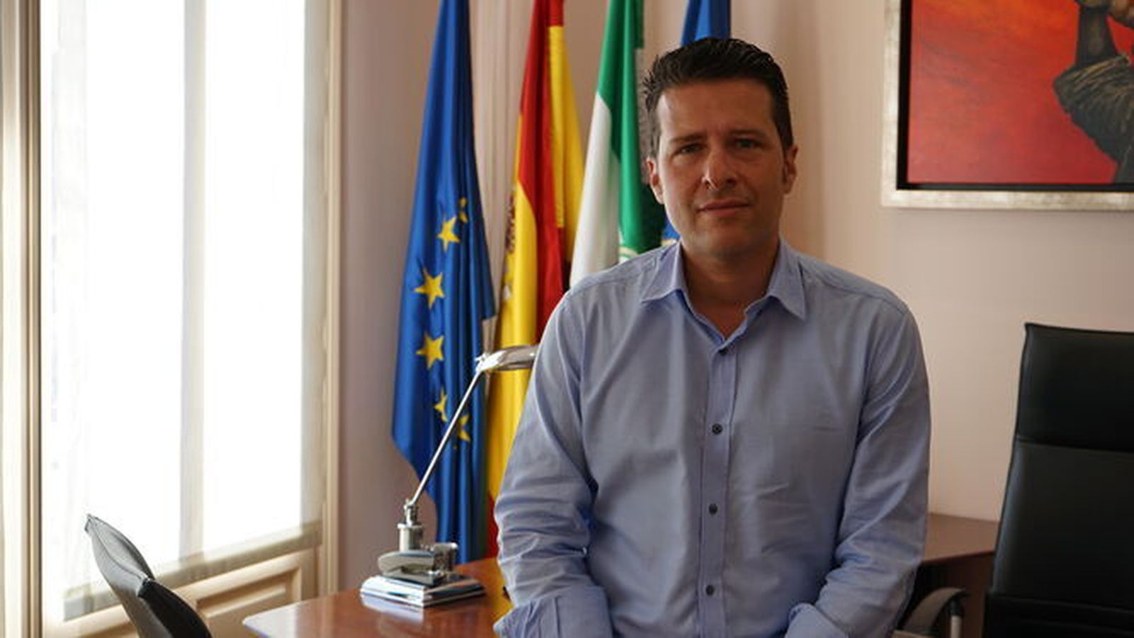 Óscar Medina, alcalde de Torrox, en una imagen de archivo.