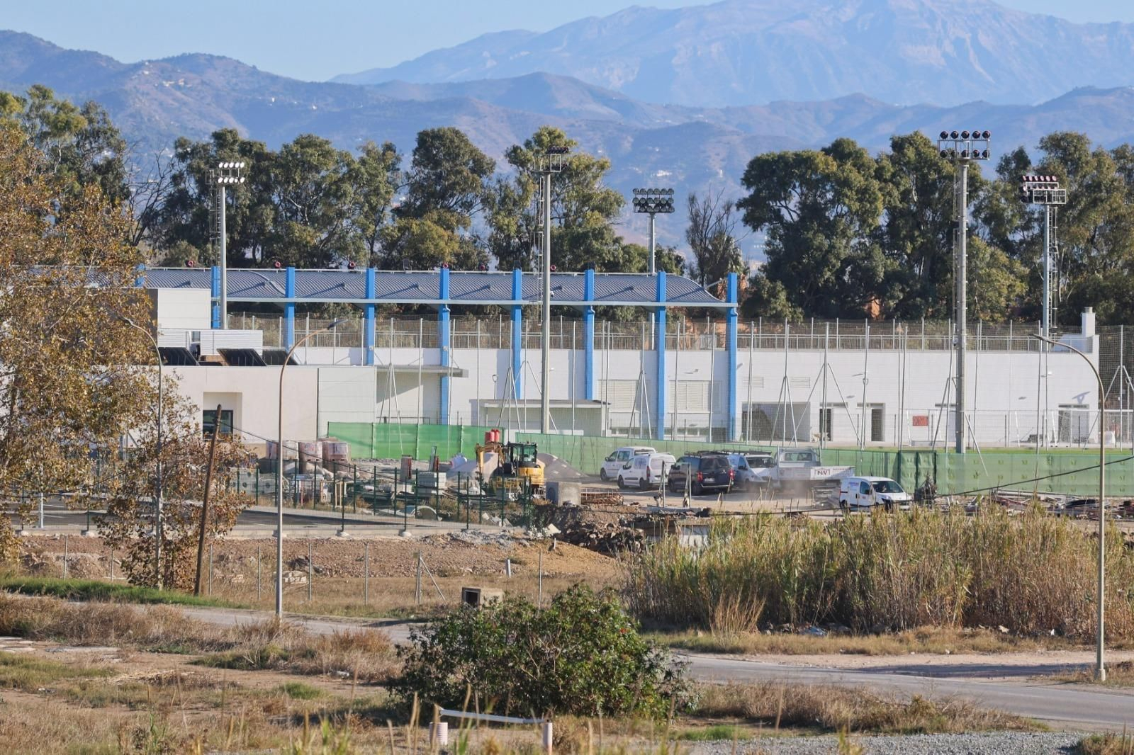 Así van las obras de La Academia del Málaga a días de su inauguración