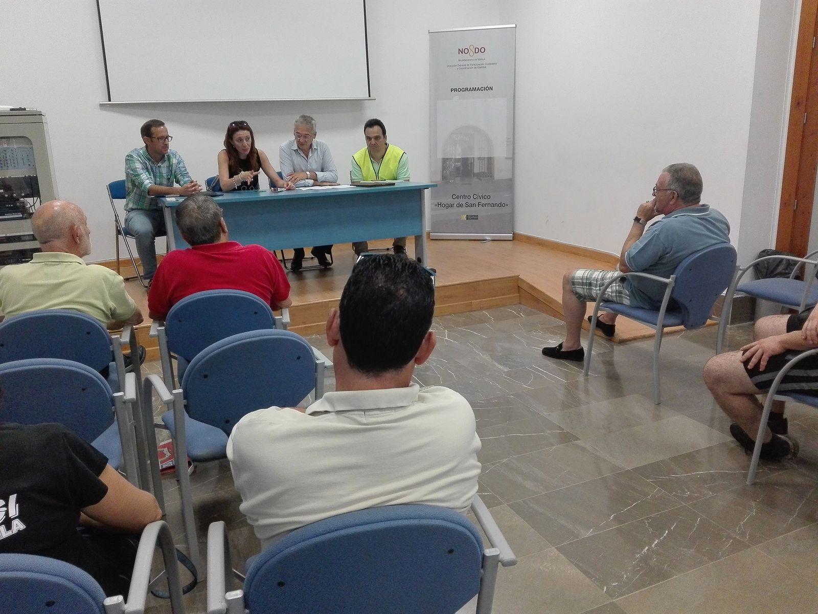 Presentación de las obras en el Distrito Macarena.