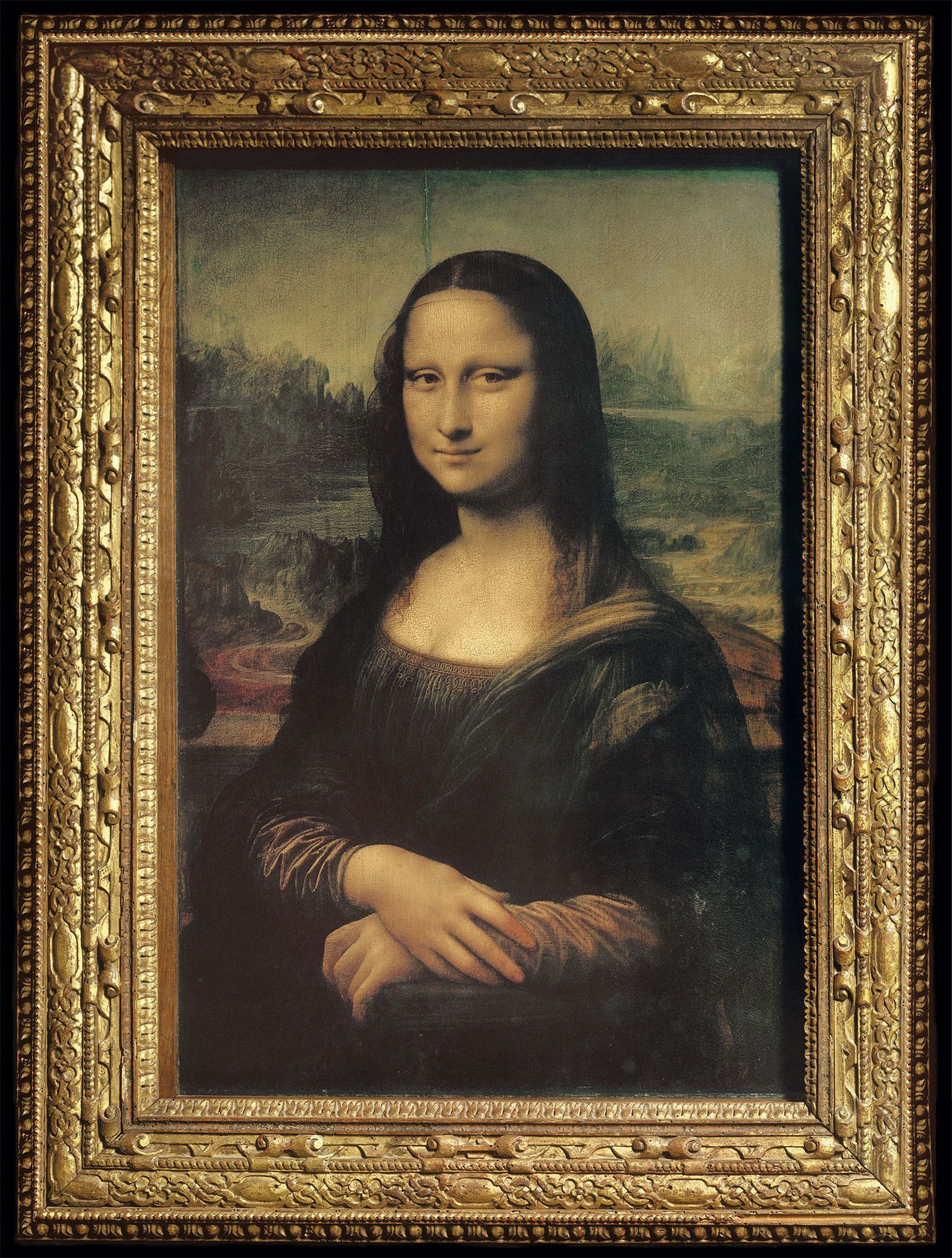 'La Gioconda'. La más enigmática y la más famosa de todas. La incógnita sobre la identidad de la modelo, su gesto (¿sonrisa o indiferencia?) y la relación del pintor con la obra la han convertido en el cuadro más famoso del mundo. Está considerada como el testamento vital de la última etapa del artista, la más mística de todas. Cerca de diez millones de personas lo visitan cada año.
