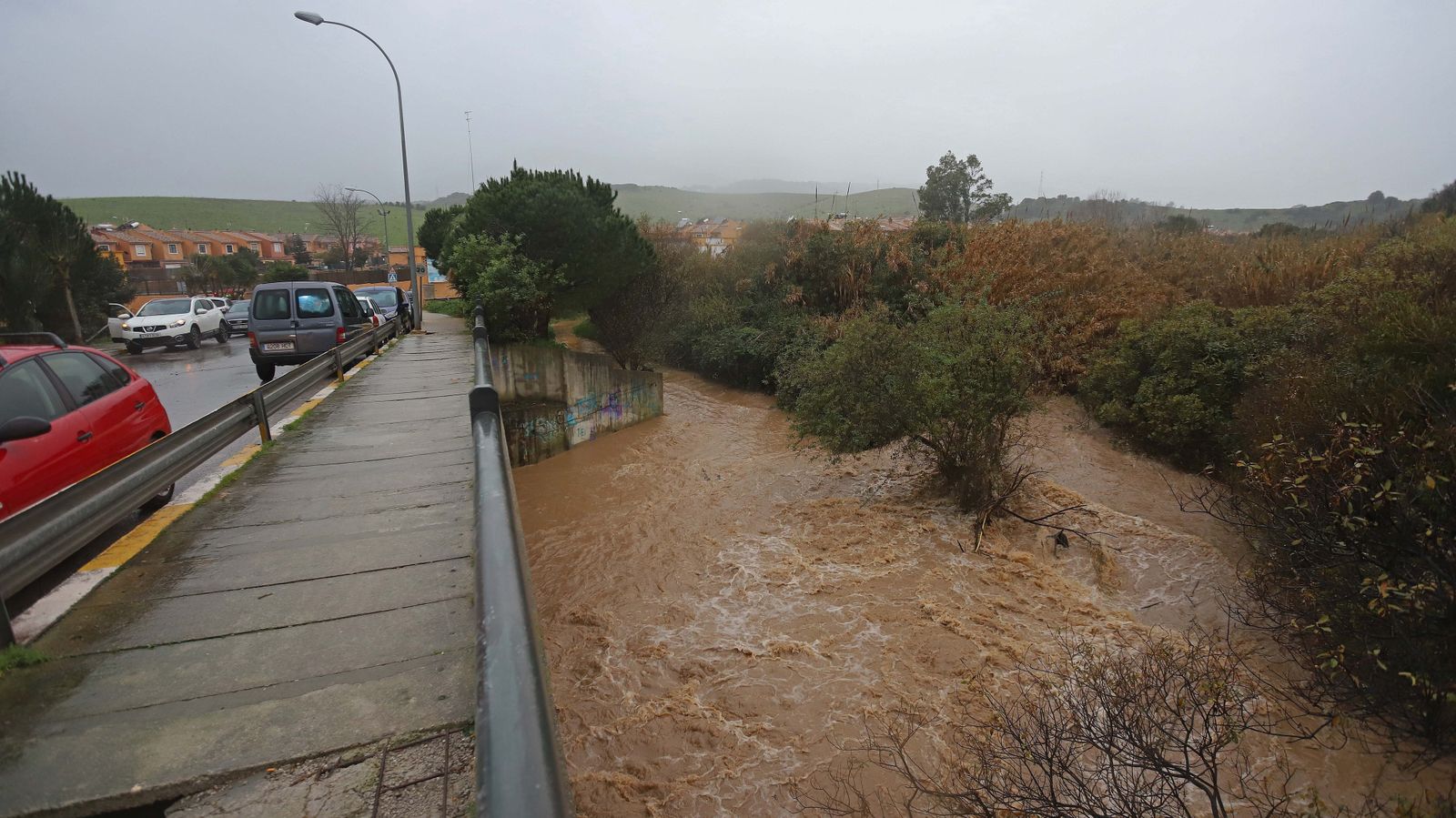 Inundaciones en la urbanización La Aldea