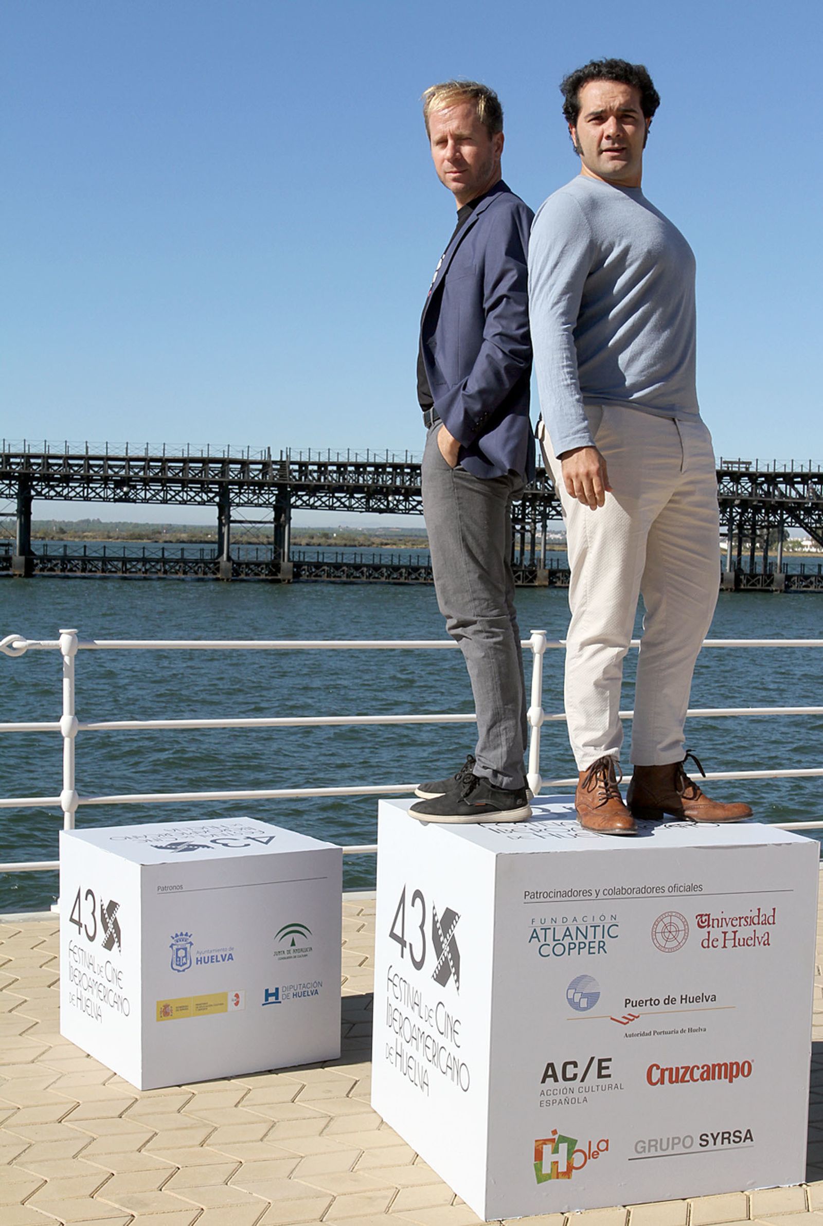 Alfonso Sánchez y Alberto López Premio Luz del Festival de Cine Iberoamericano de Huelva