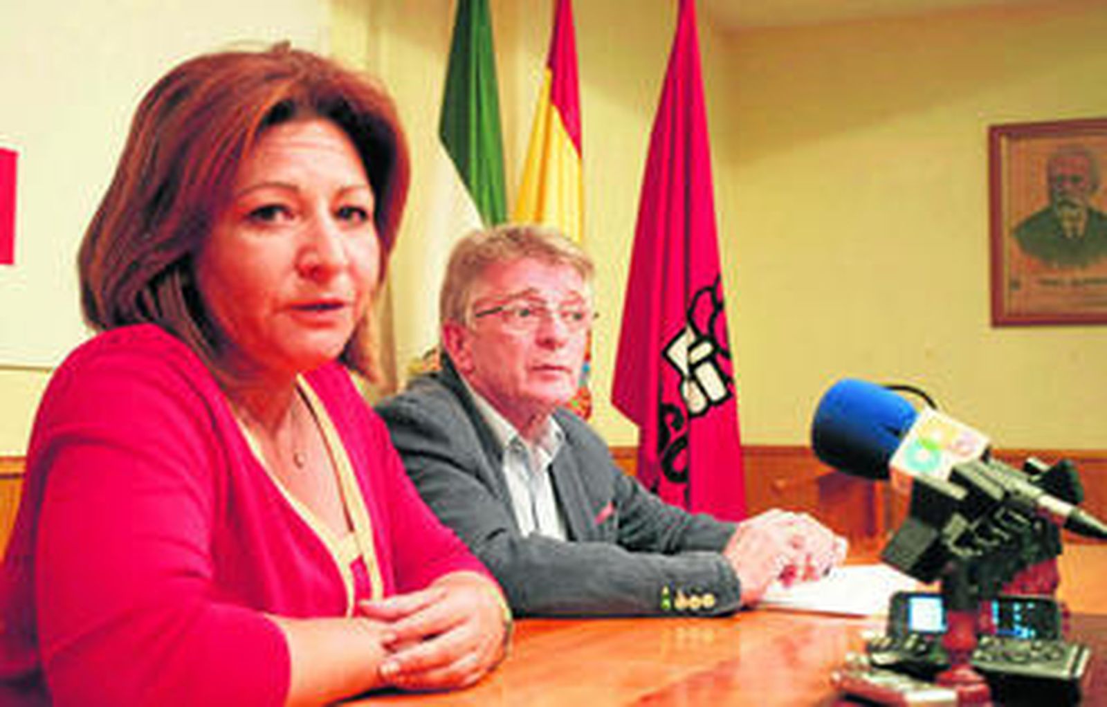 Ortiz y González Cabaña, ayer en Algeciras.