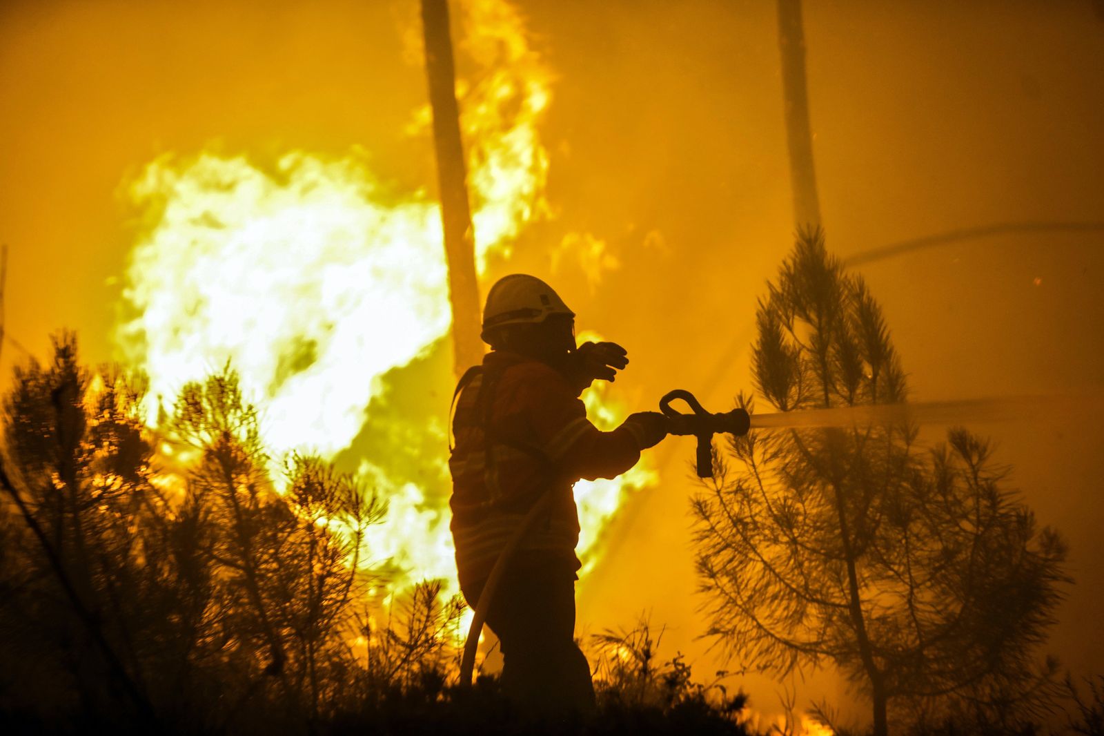 Las imágenes del grave incendio en Portugal