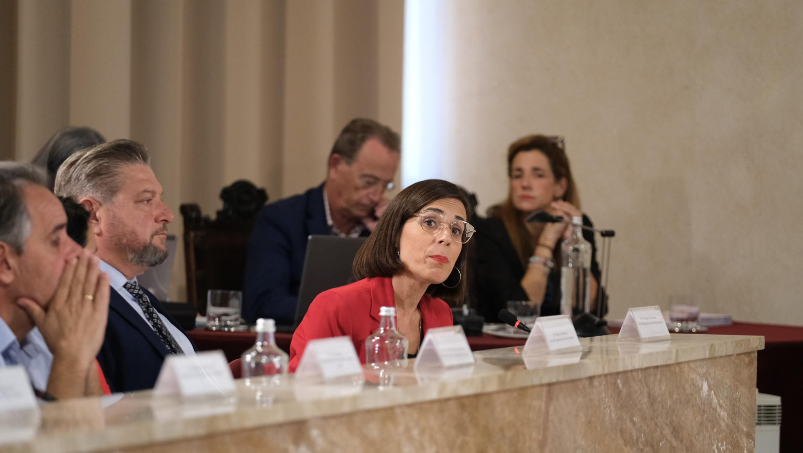 Imágenes del pleno del Ayuntamiento de Almería