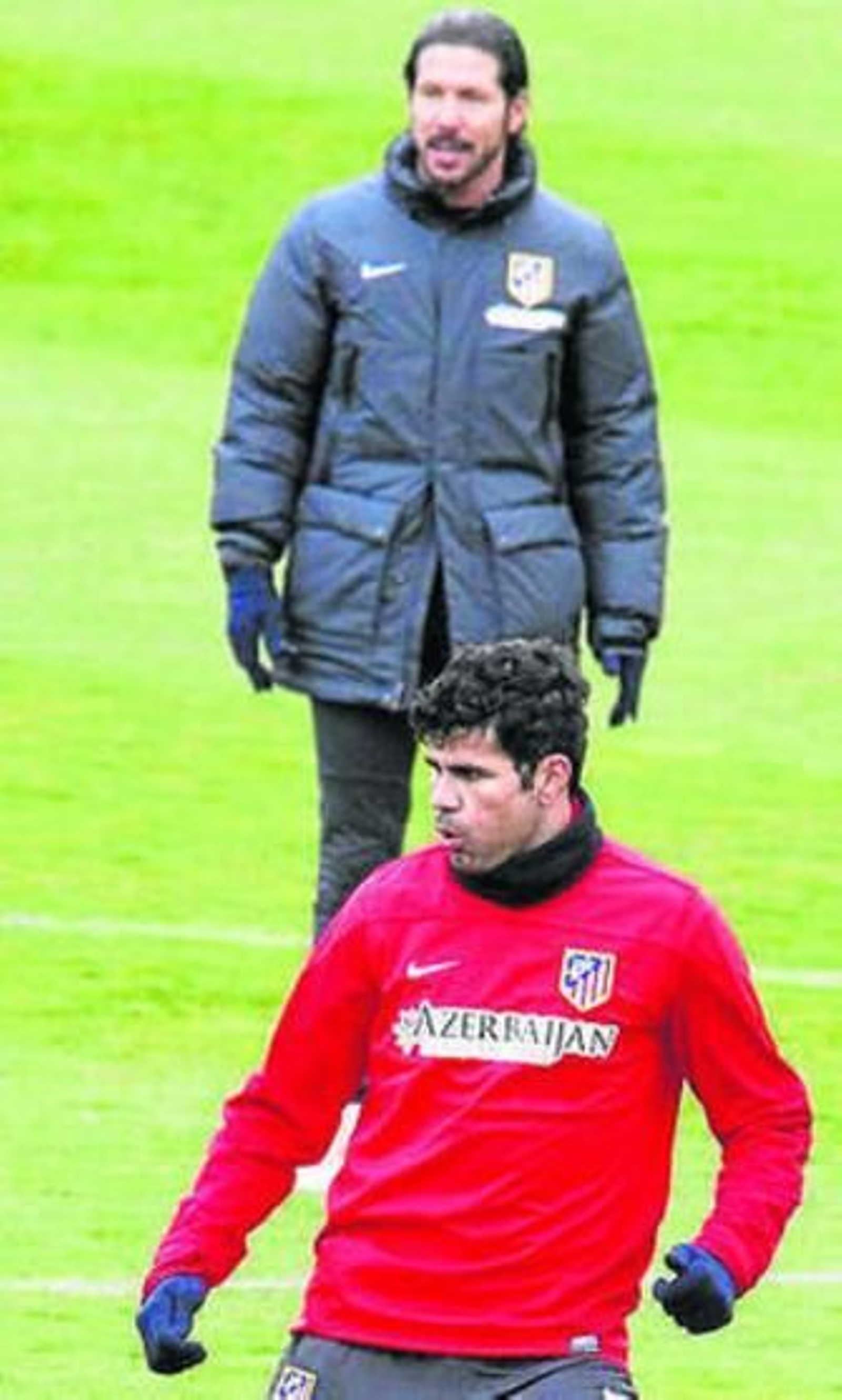 Diego Costa y Diego Simeone.