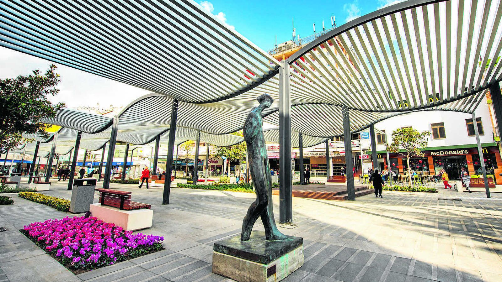 Plaza Costa del Sol de Torremolinos, Málaga.
