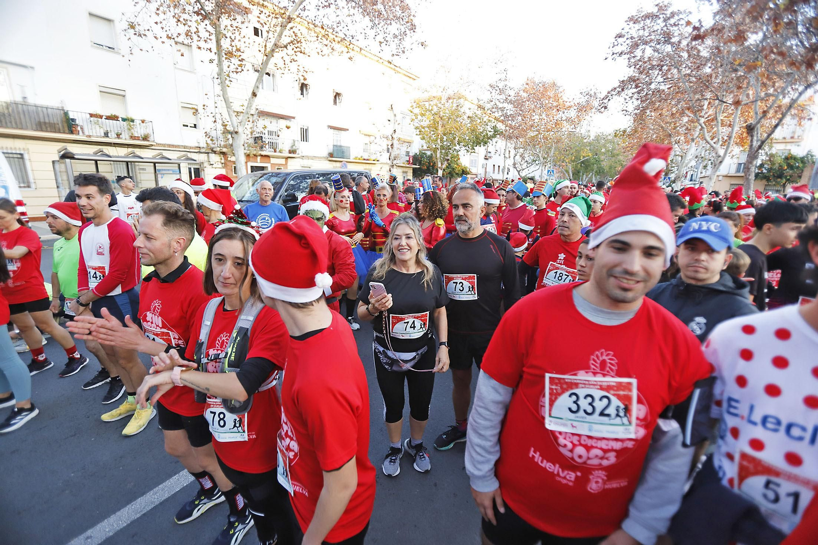 Imágenes de la XIII carrera de San Silvestre en Huelva