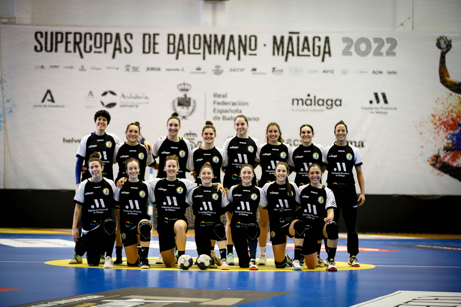 Las jugadoras del Costa del Sol. Las jugadoras del Costa del Sol.