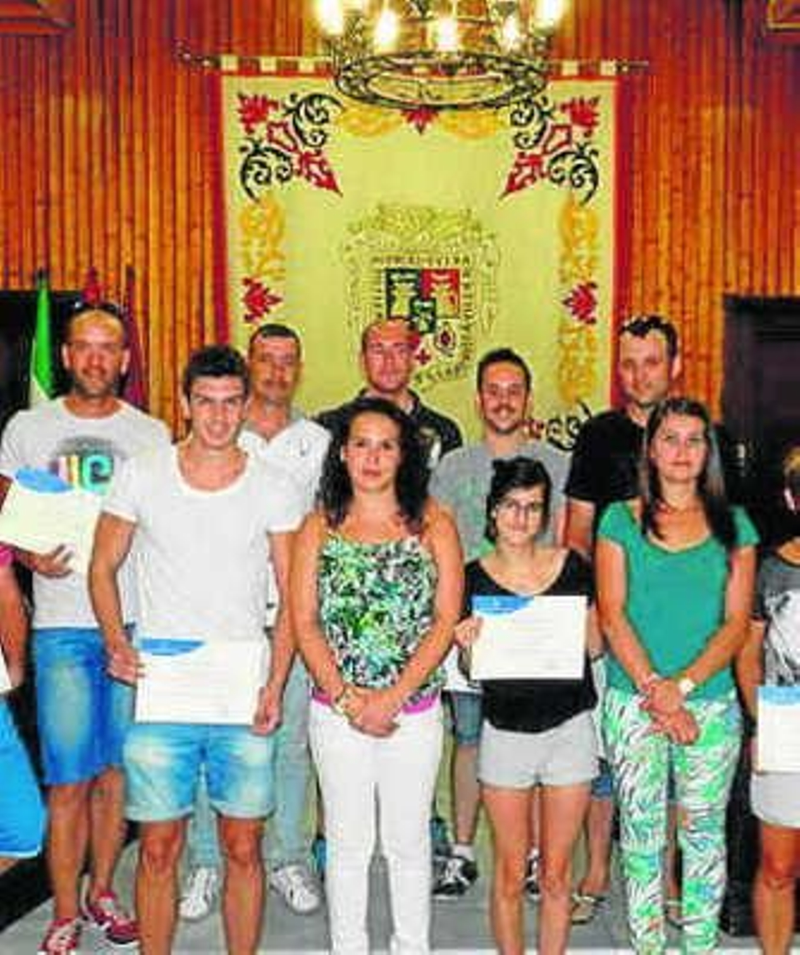 Acto de entrega de los diplomas.