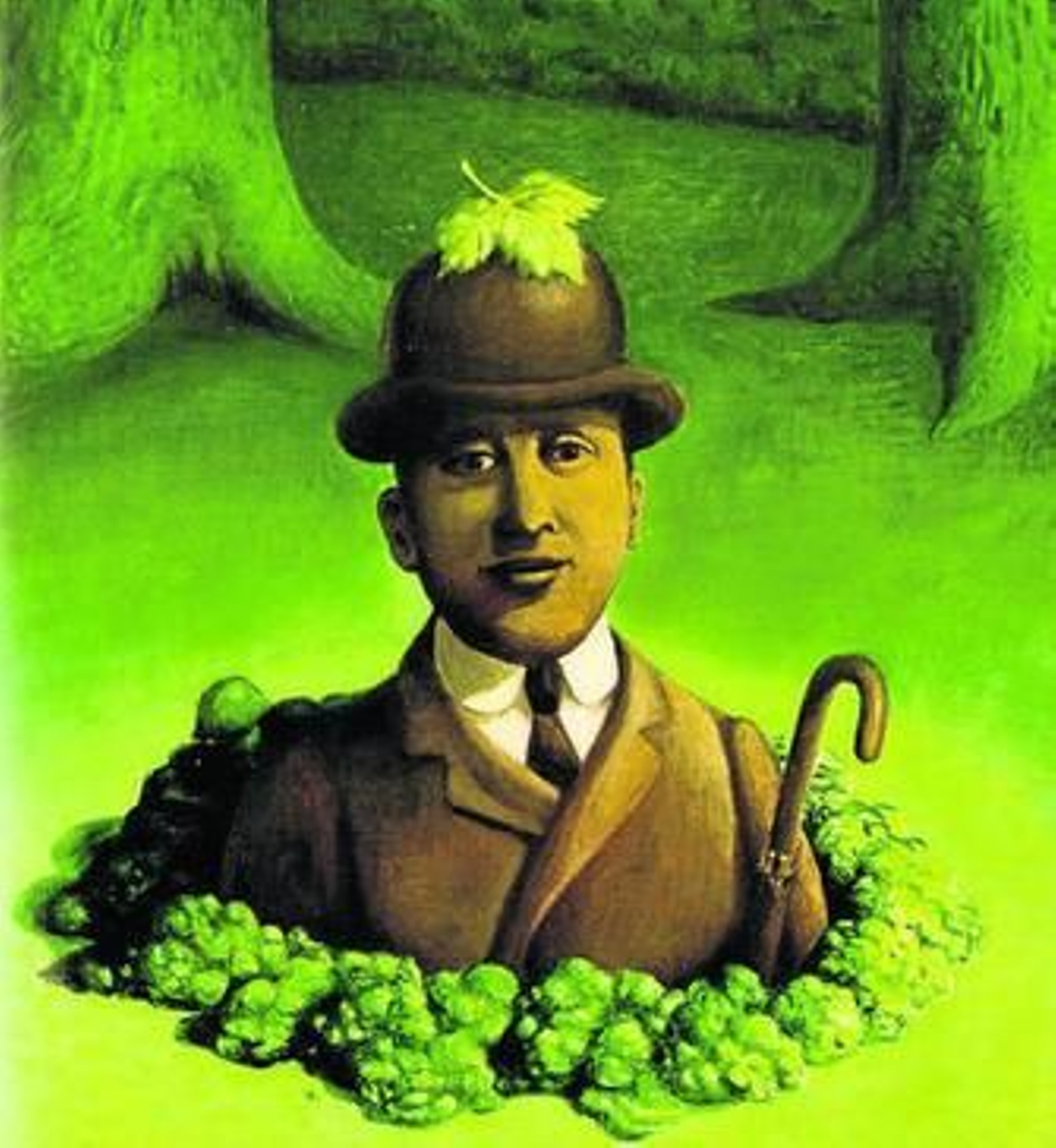 Ilustración de 'La merienda del Señor Verde'.