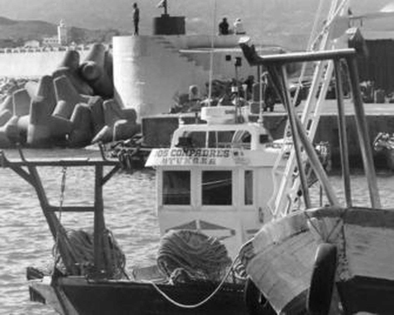 El barco 'Los Compadres', que fue apresado por las autoridades marroquíes.