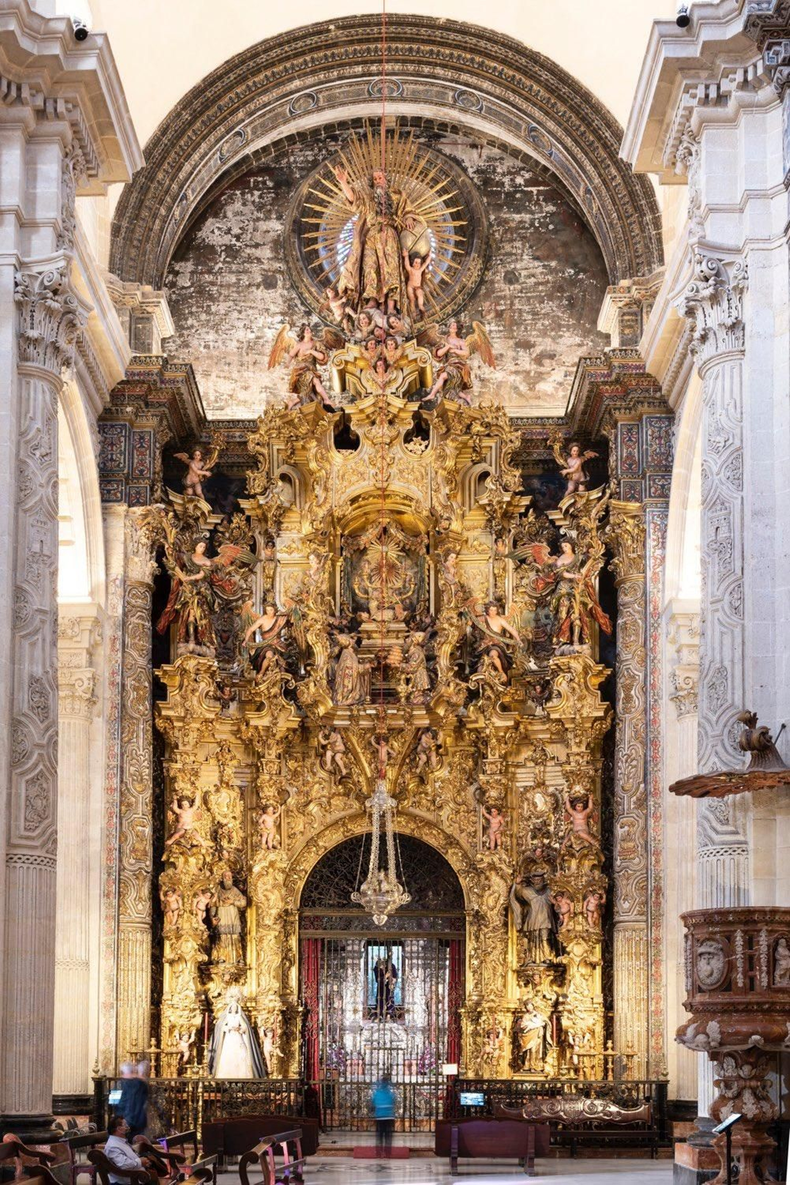 El retablo de la capilla sacramental