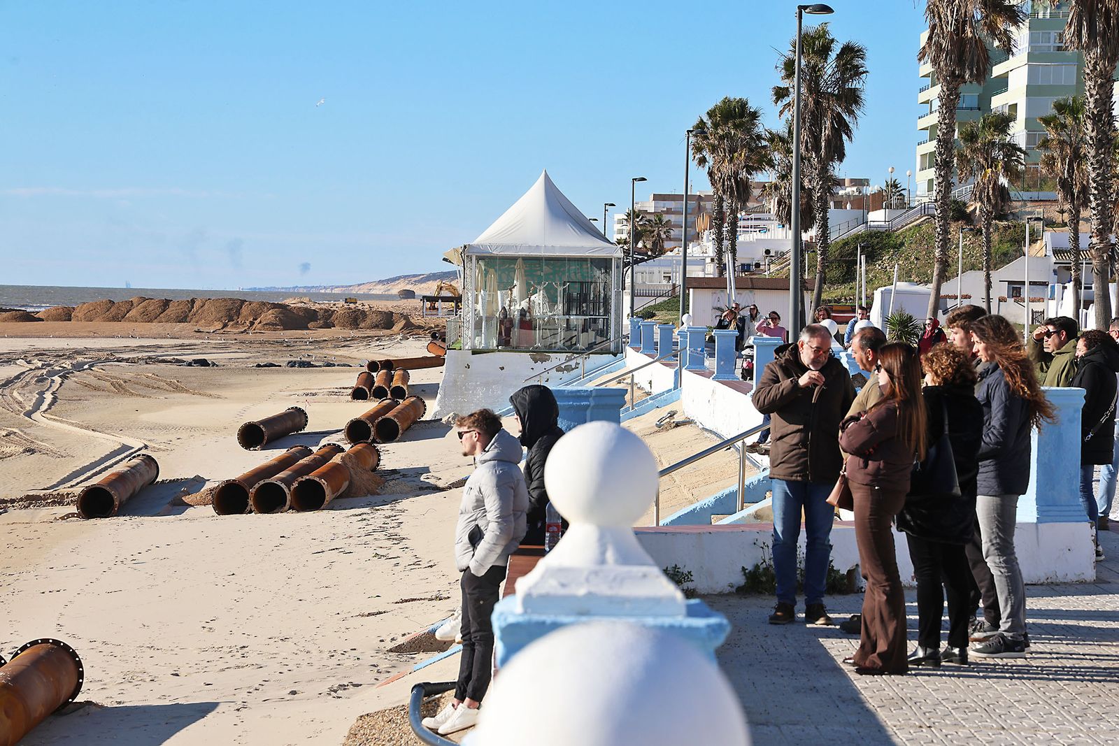 Las dramáticas fotografías del estado de las playas de Matalascañas tras el paso del temporal