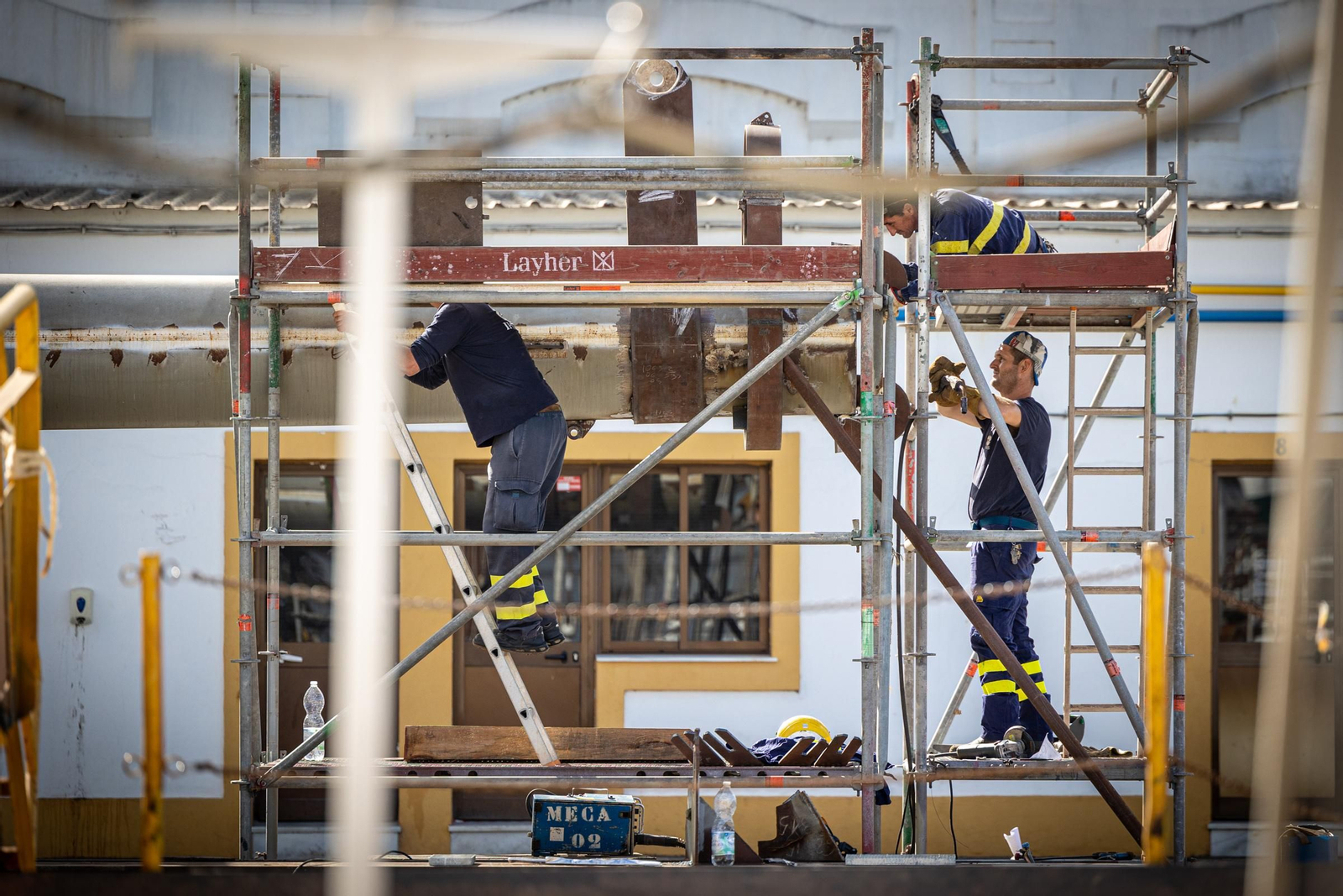 Un recorrido completo por las obras del buque escuela 'Juan Sebastián de Elcano'