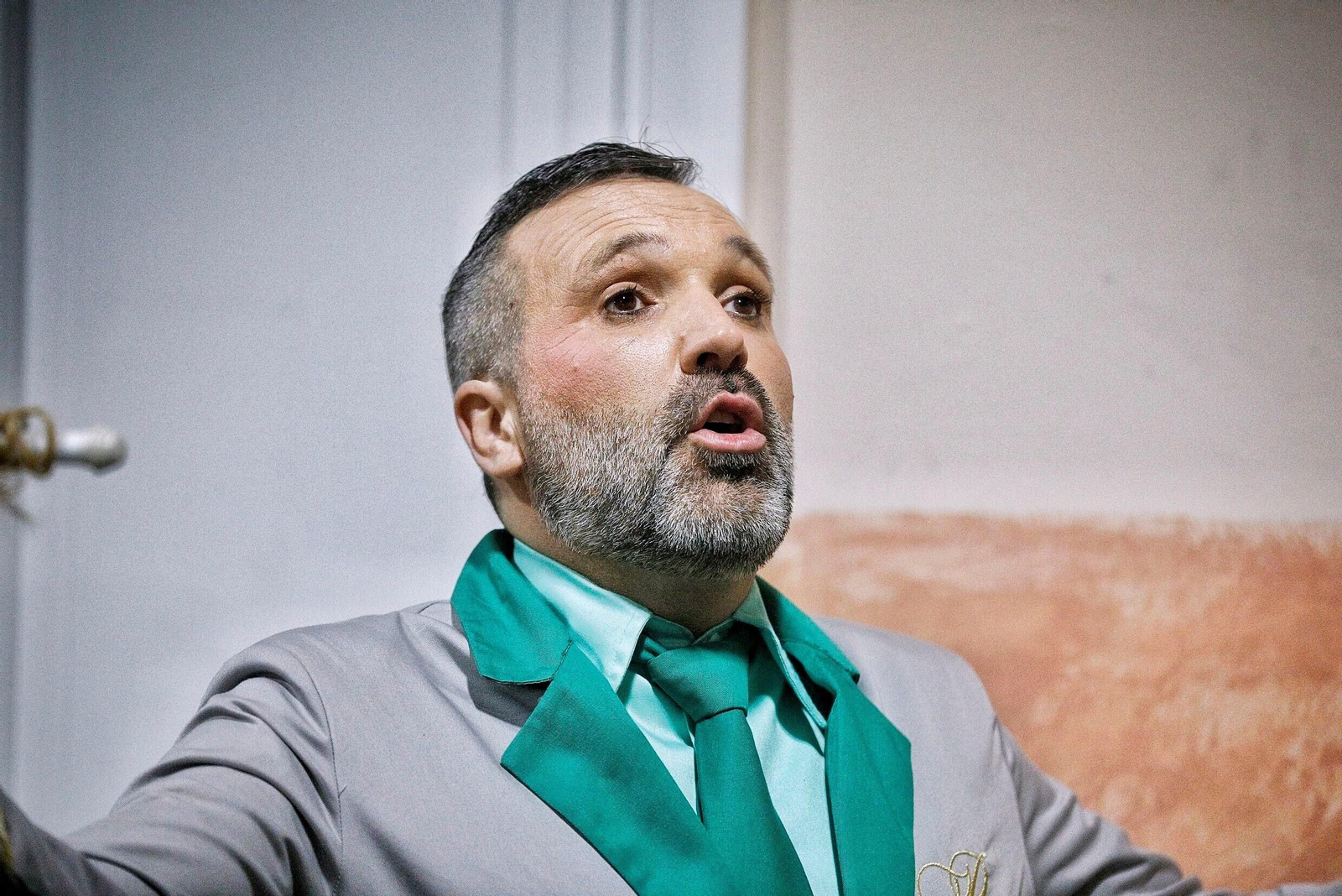 Coro "El Gremio" en camerinos