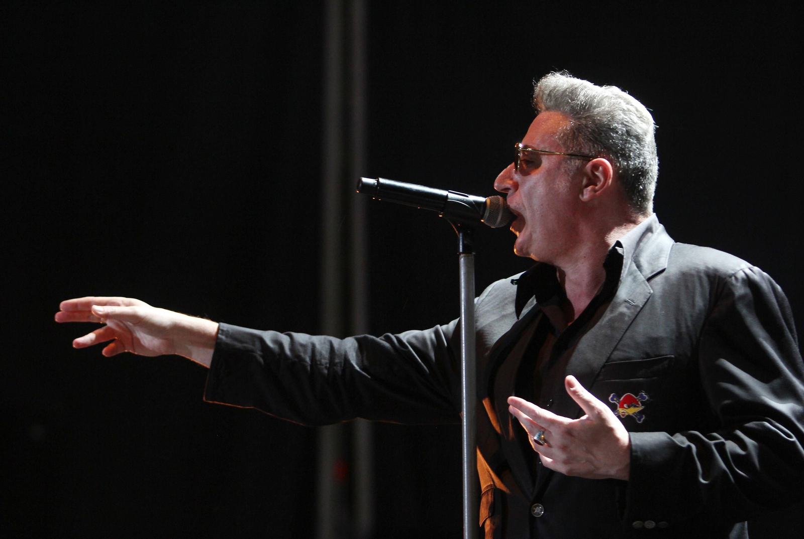 Loquillo, en un concierto en el Festival de la Guitarra de 2014.