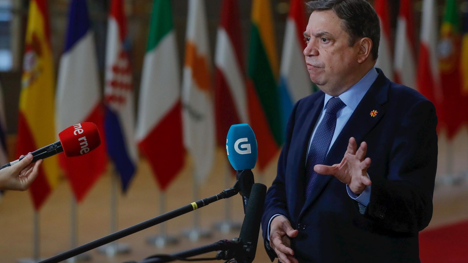 Luis Planas, en Bruselas.